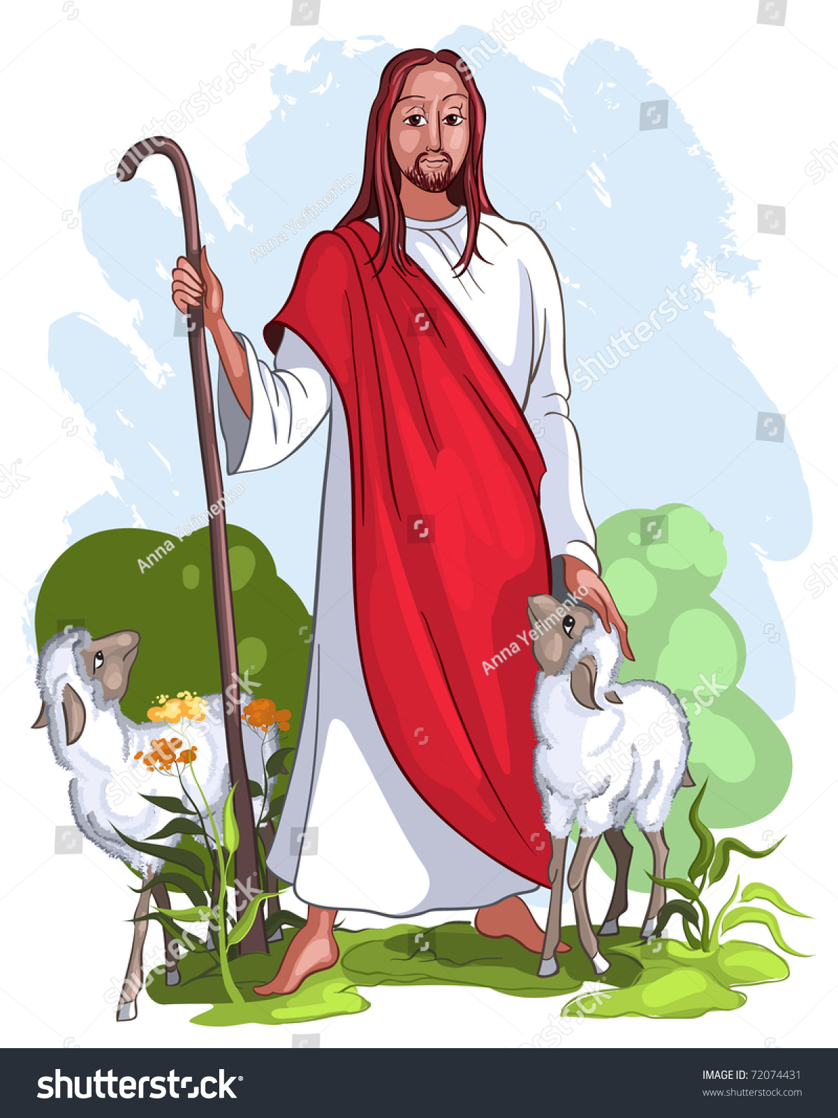 clipart jesus and lamb - photo #12