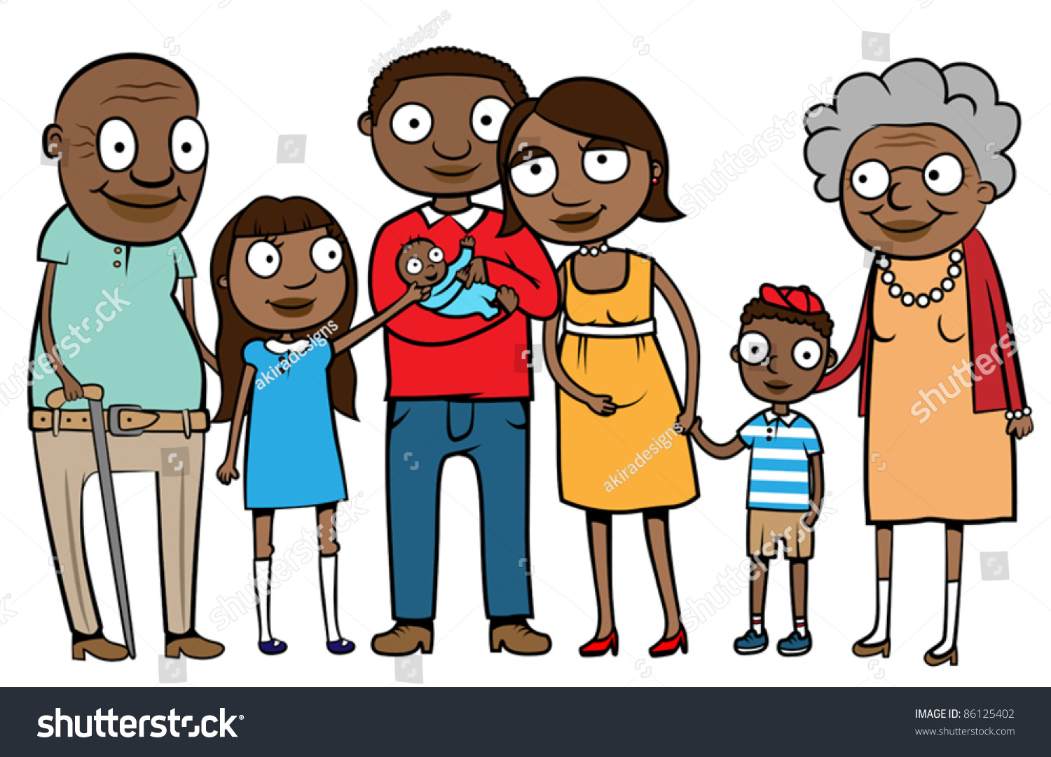 free clipart african american grandparents - photo #44