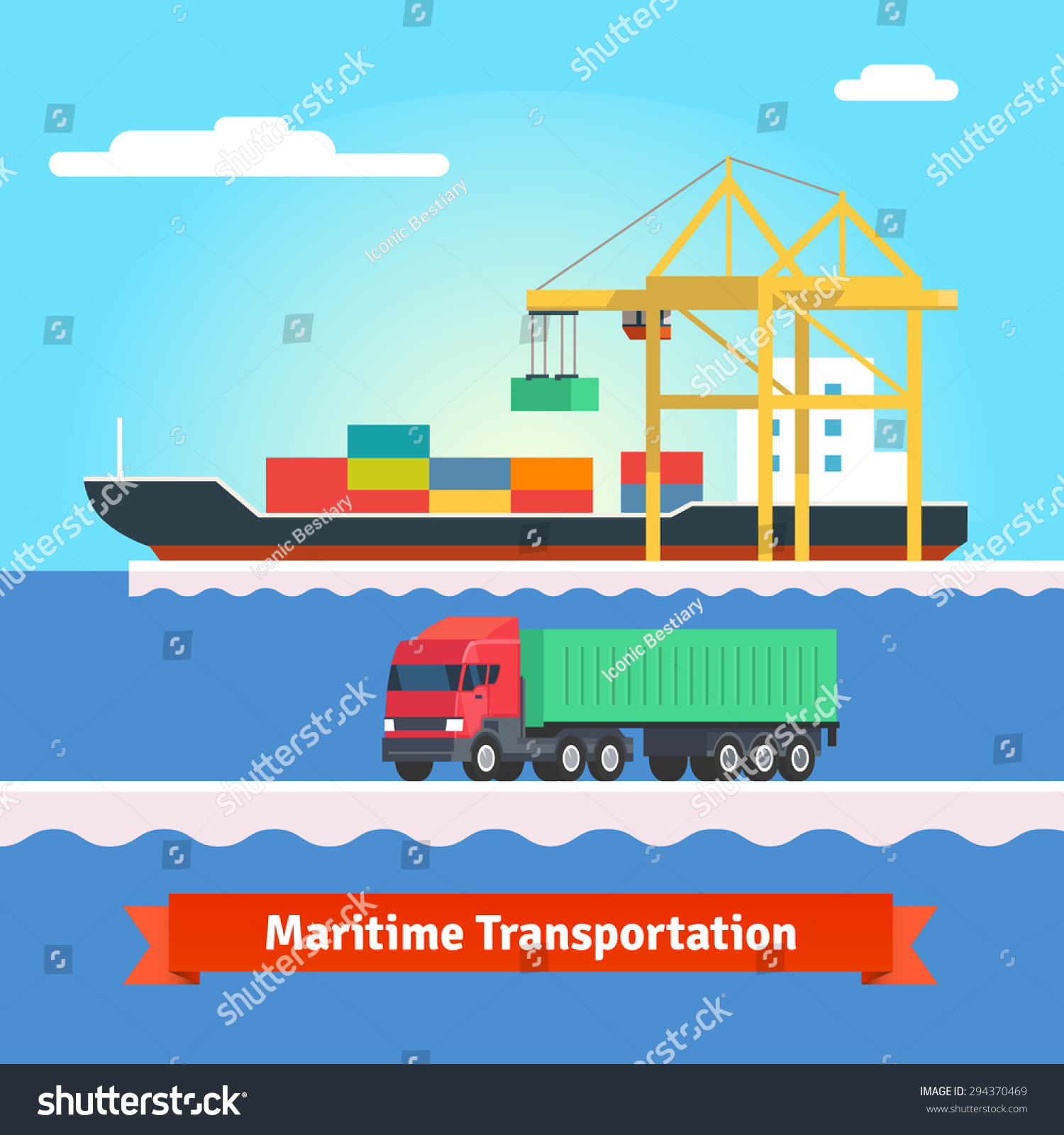 clipart container ship - photo #47