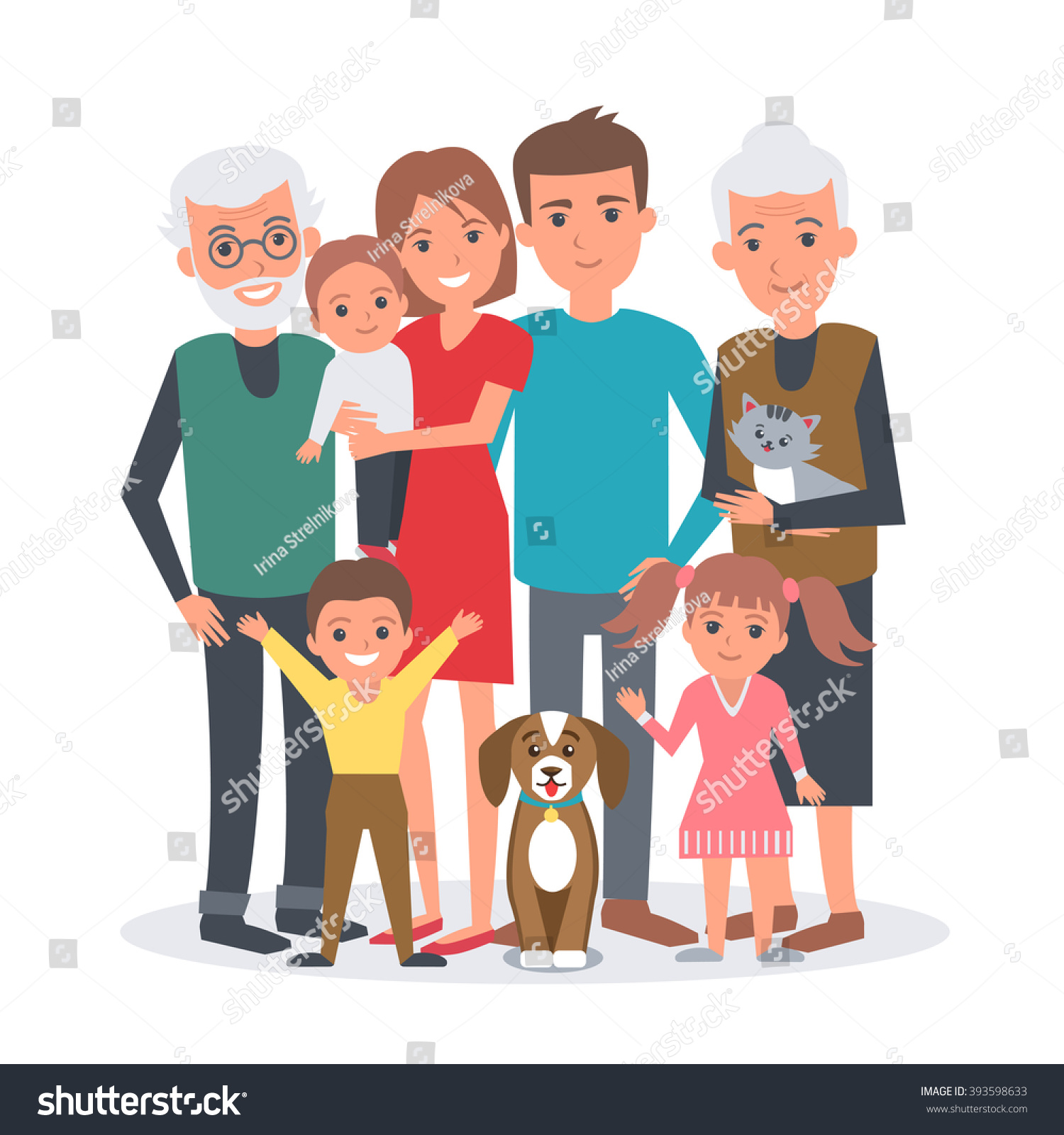 clipart of big family - photo #48
