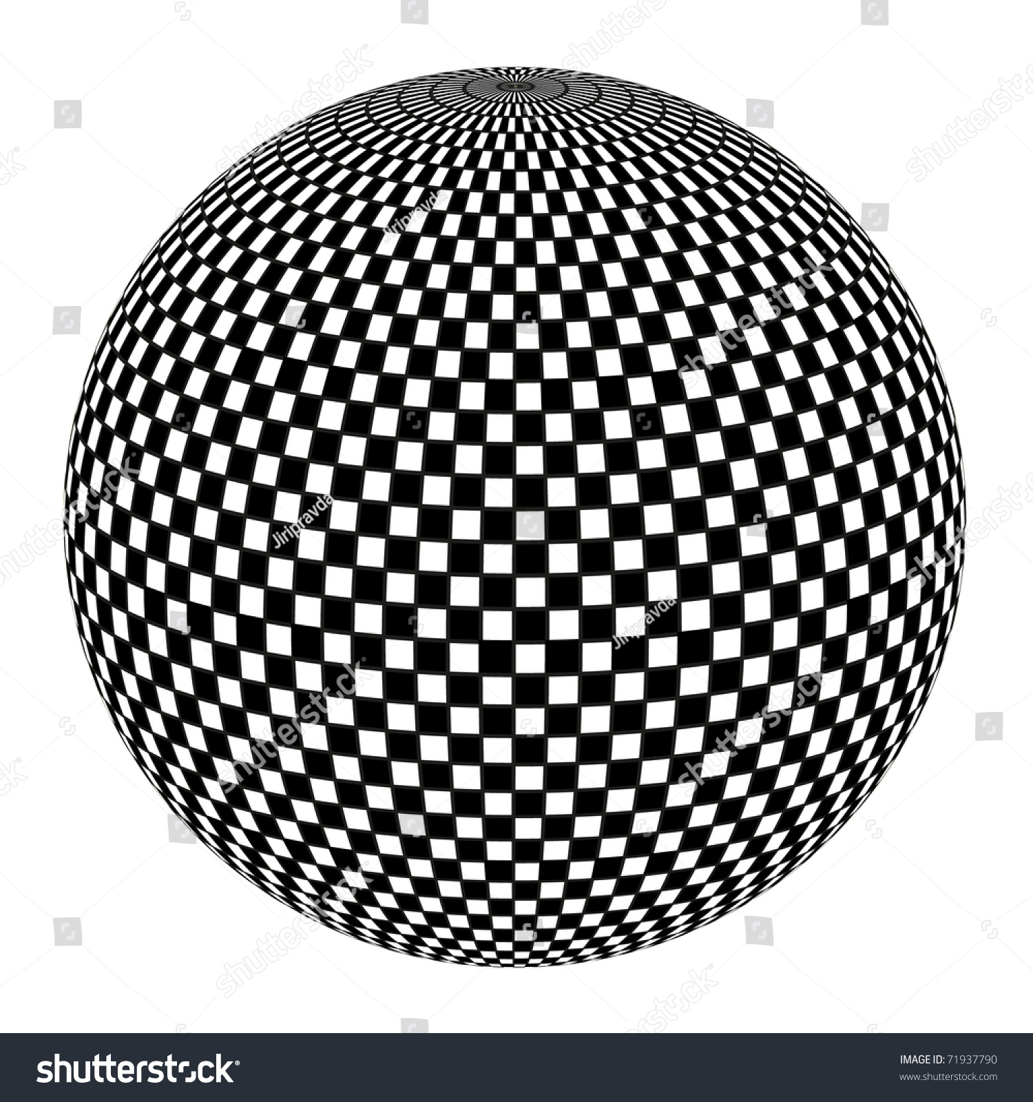 Black White Ball Stock Vector 71937790 - Shutterstock