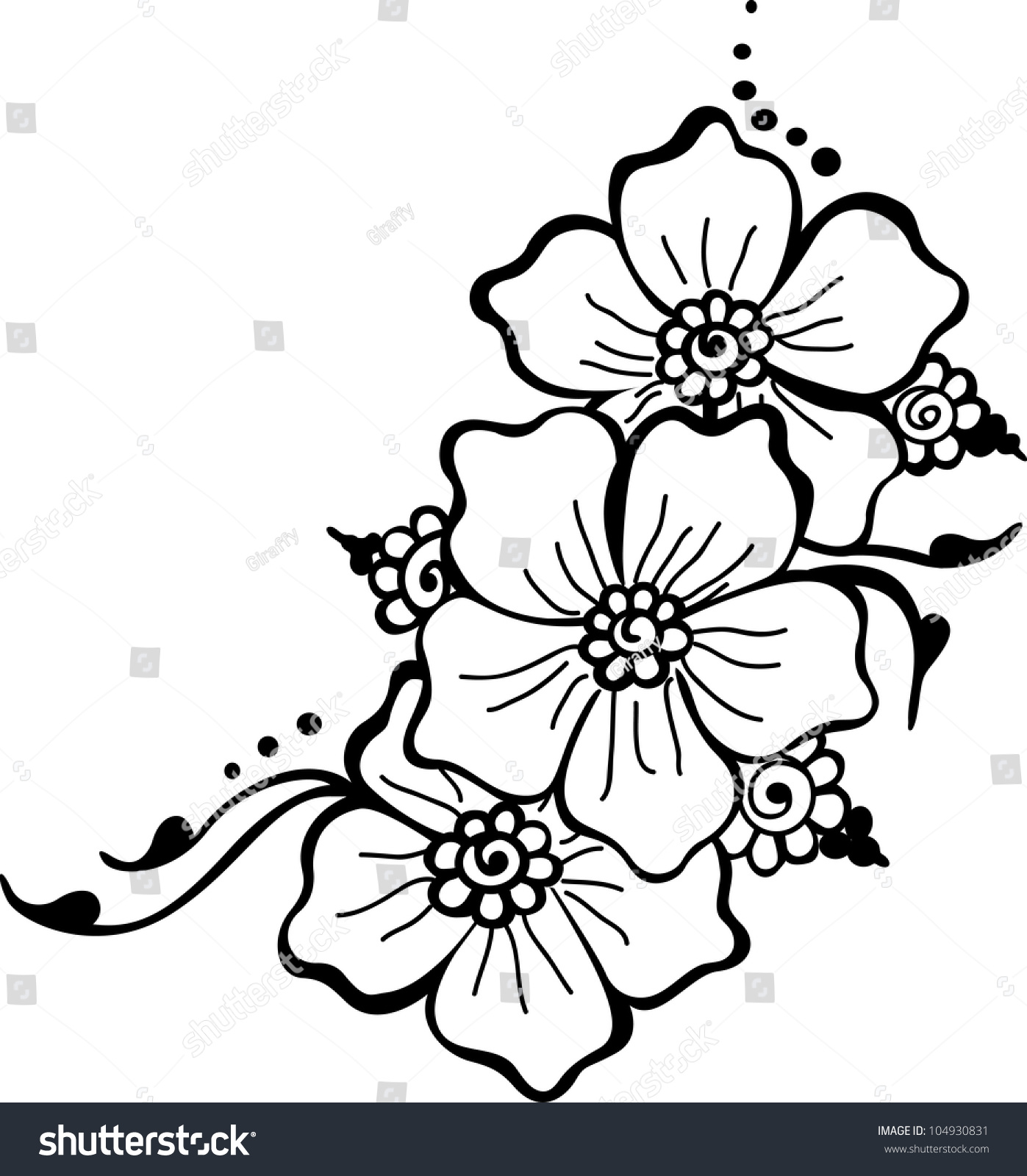 vector clipart flowers free - photo #50