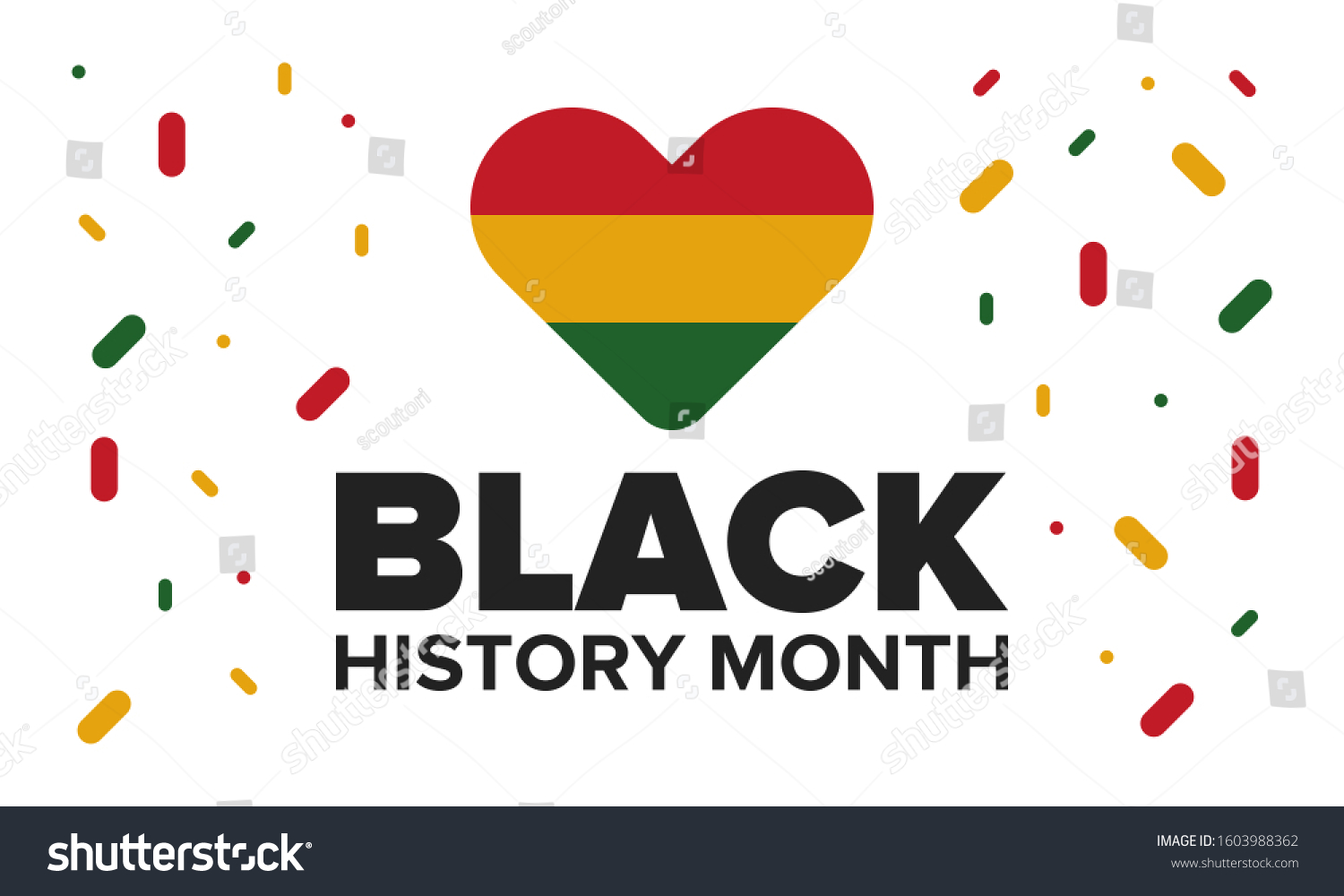 Black History Month African American History Stock Vector Royalty Free