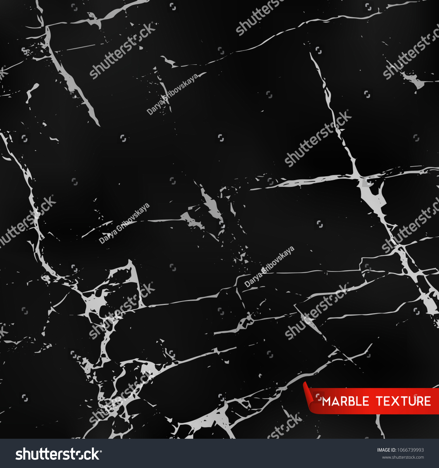 Black Marble Textures Vector Background Template 库存矢量图免版税1066739993