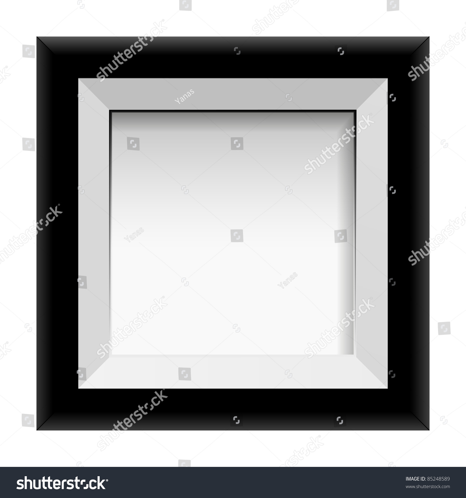 Black Photo Frame. Vector - 85248589 : Shutterstock