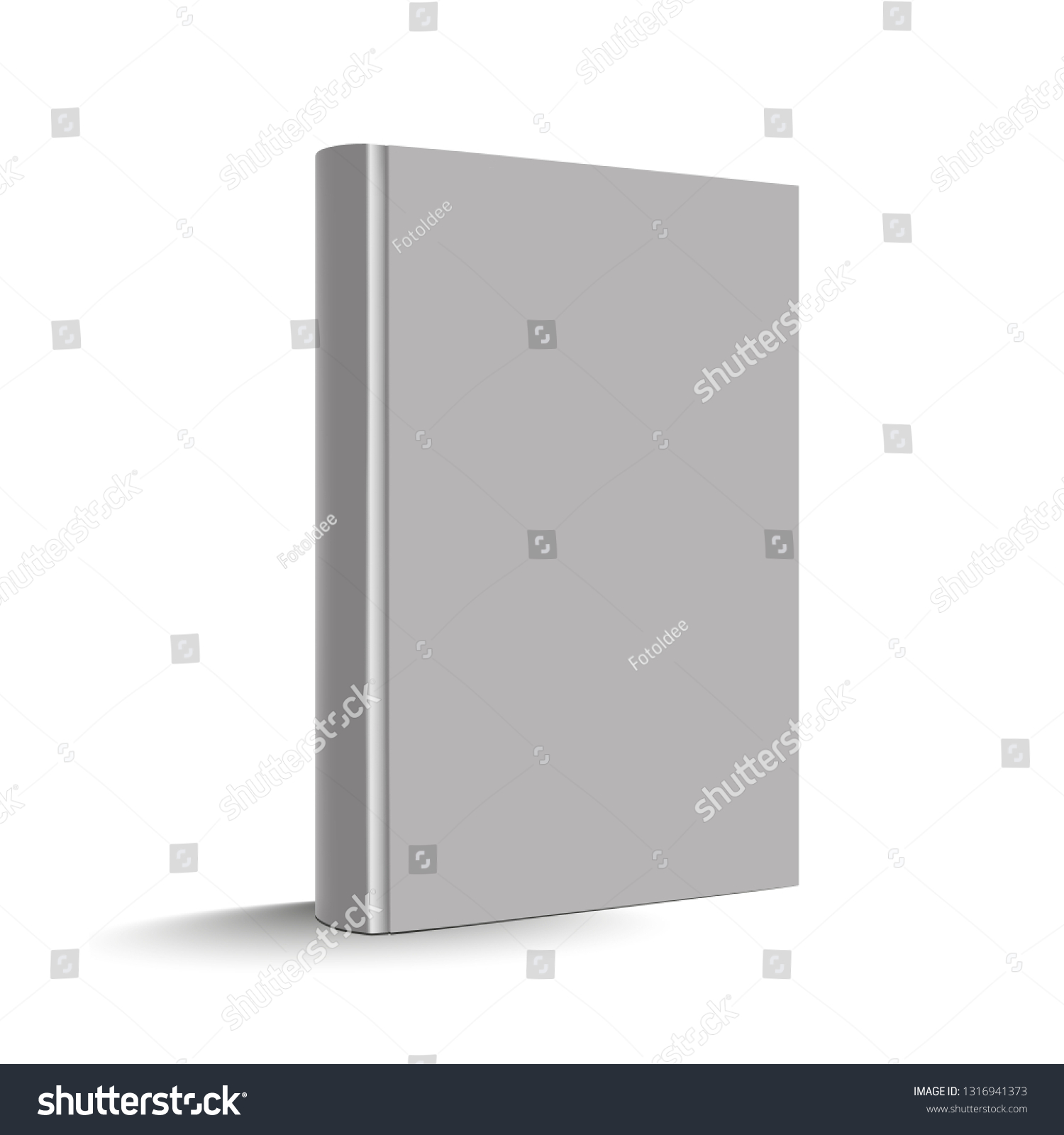 Libro Blanco De Tapa Dura Vertical Vector De Stock Libre De Regal As