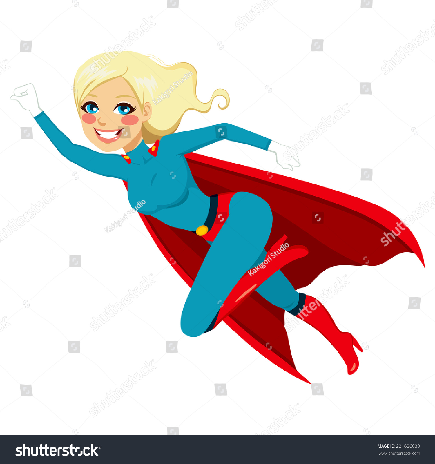 Blonde Super Hero 48