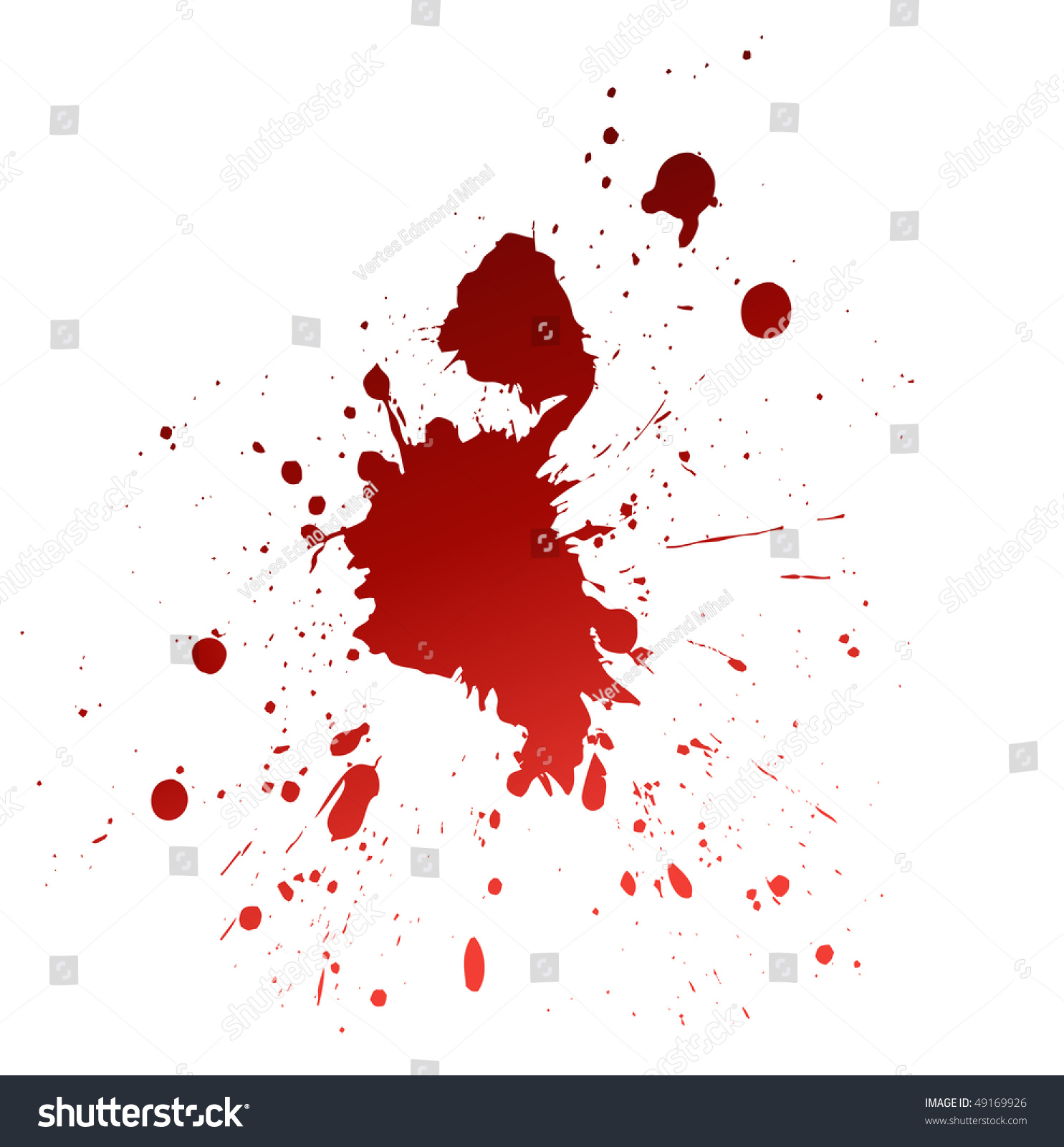 Blood Splat Stock Vector 49169926 - Shutterstock