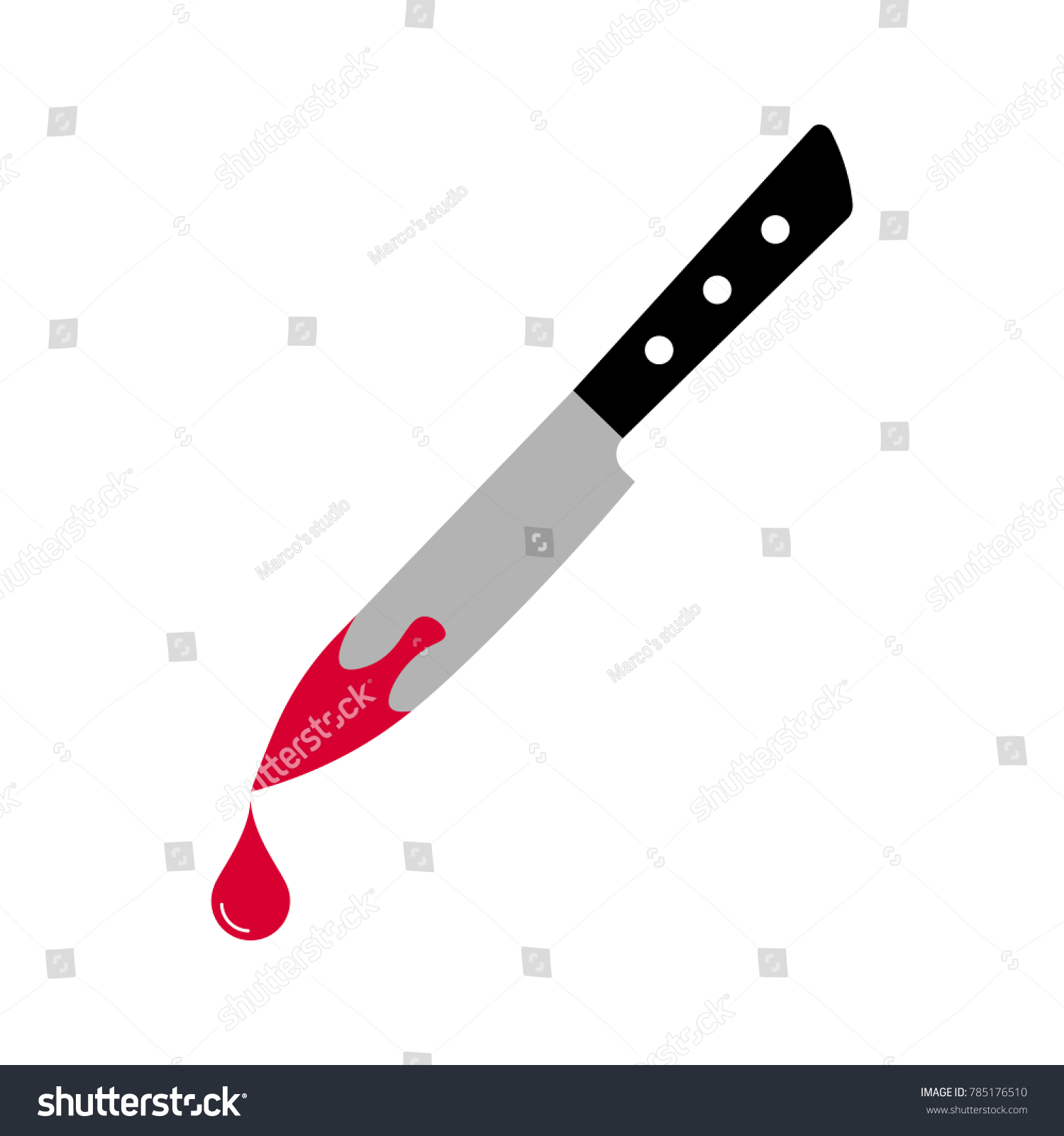 Blood Dripping Knife Stock Illustrations Images Vectors Shutterstock