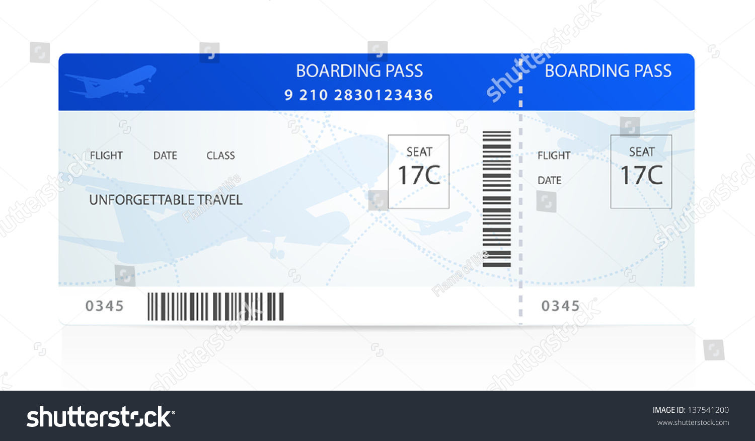 free clipart airplane ticket - photo #45