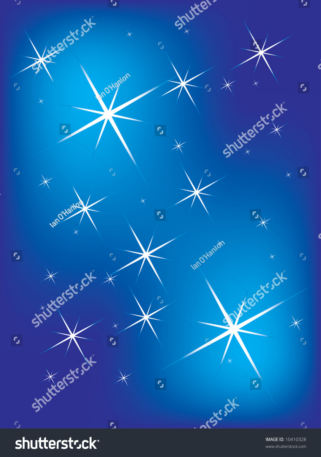 Blue Star Background Stock Vector Illustration 10410328 : Shutterstock