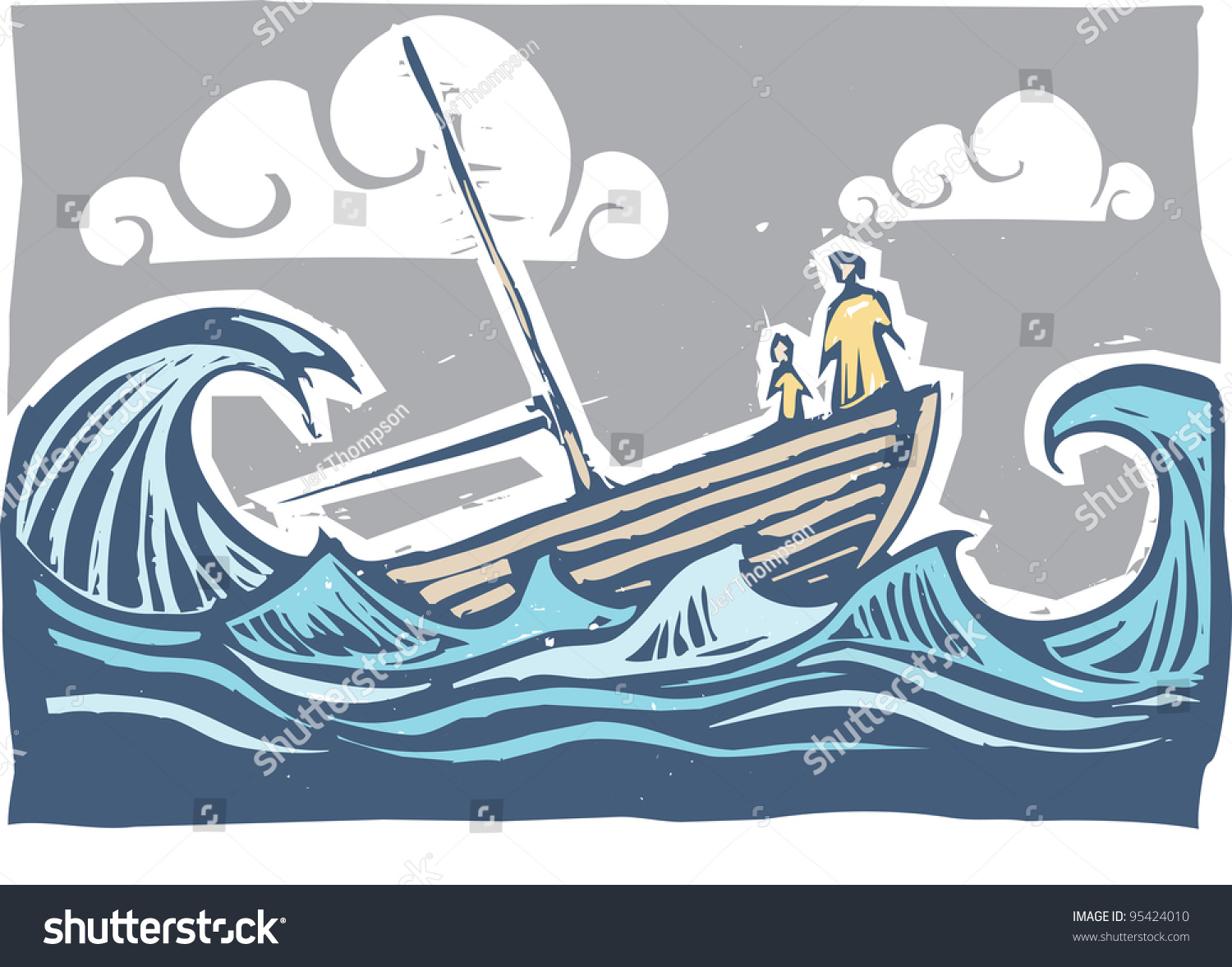 clipart ship in storm - photo #12