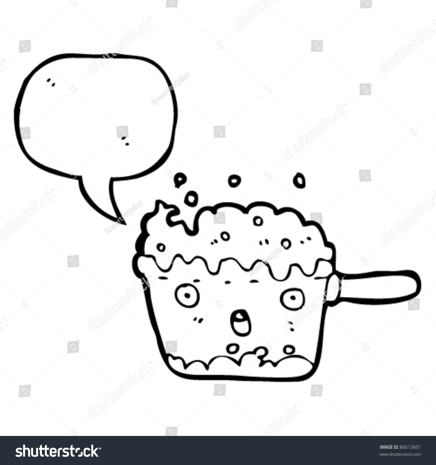 boiling kitchen pan cartoon character boiling kitchen pan cartoon character