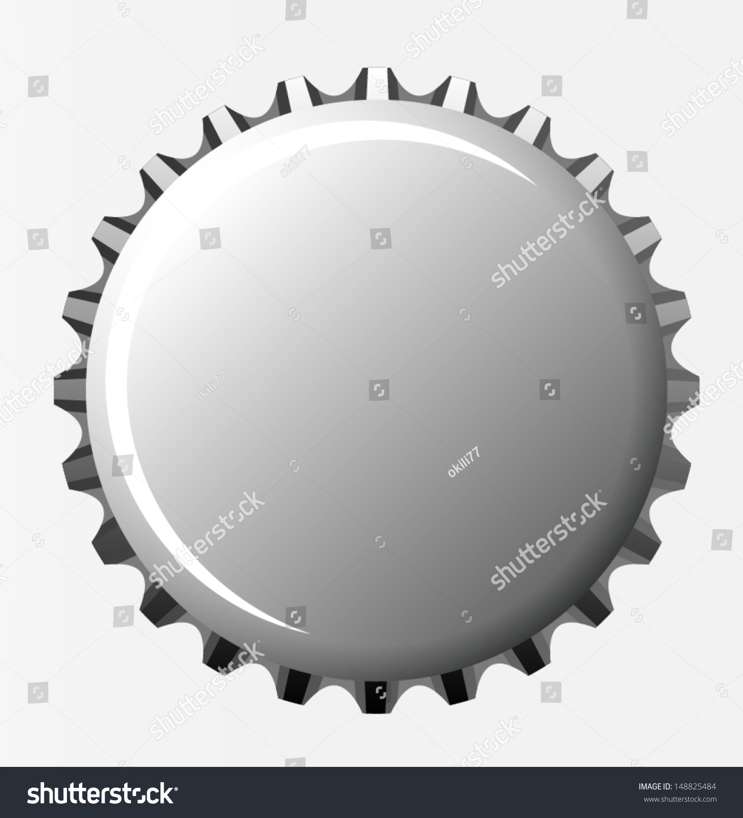 Bottle Cap Vector - 148825484 : Shutterstock