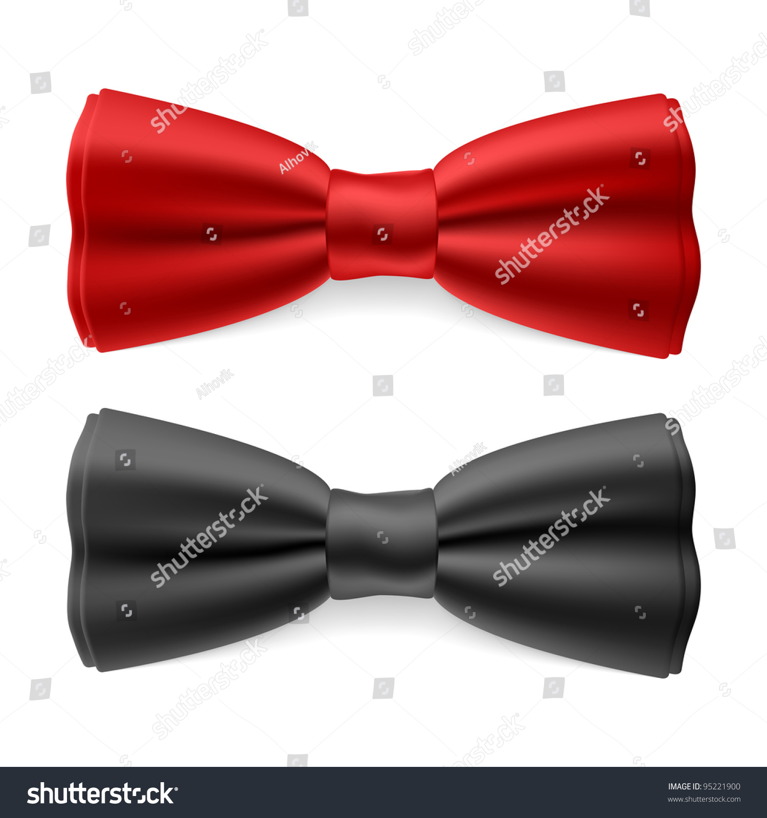 Bow Tie. Vector. - 95221900 : Shutterstock