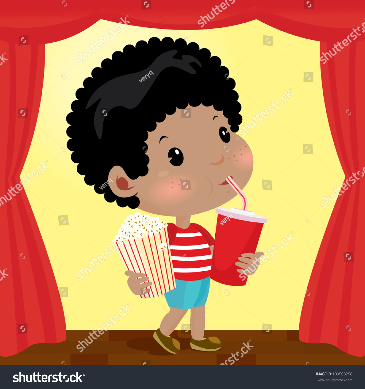 Worksheet Going To The Movies boy eat and drink going to the movies stock vector illustration preview save a lightbox