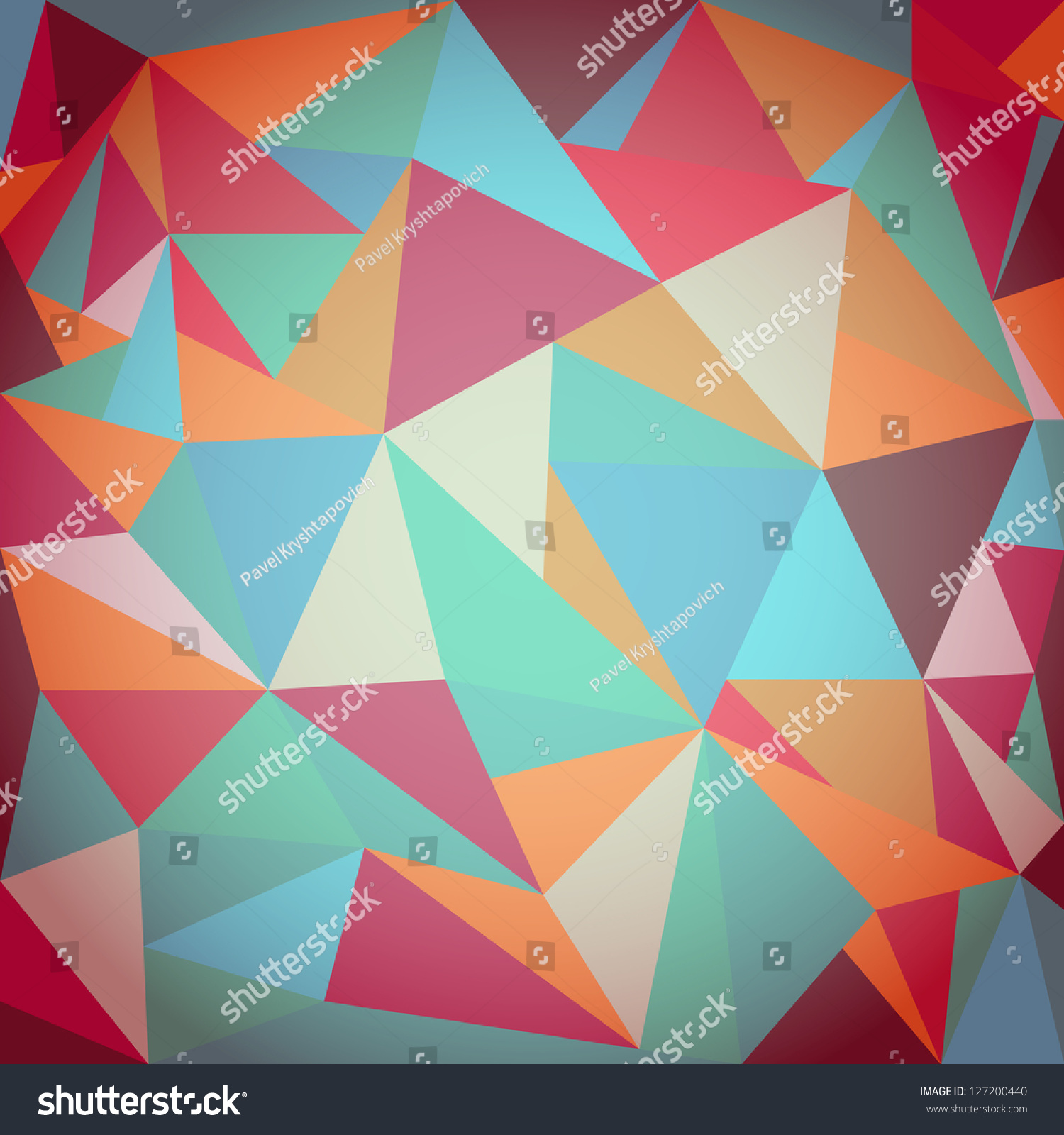 Bright Geometric Vector Background - 127200440 : Shutterstock
