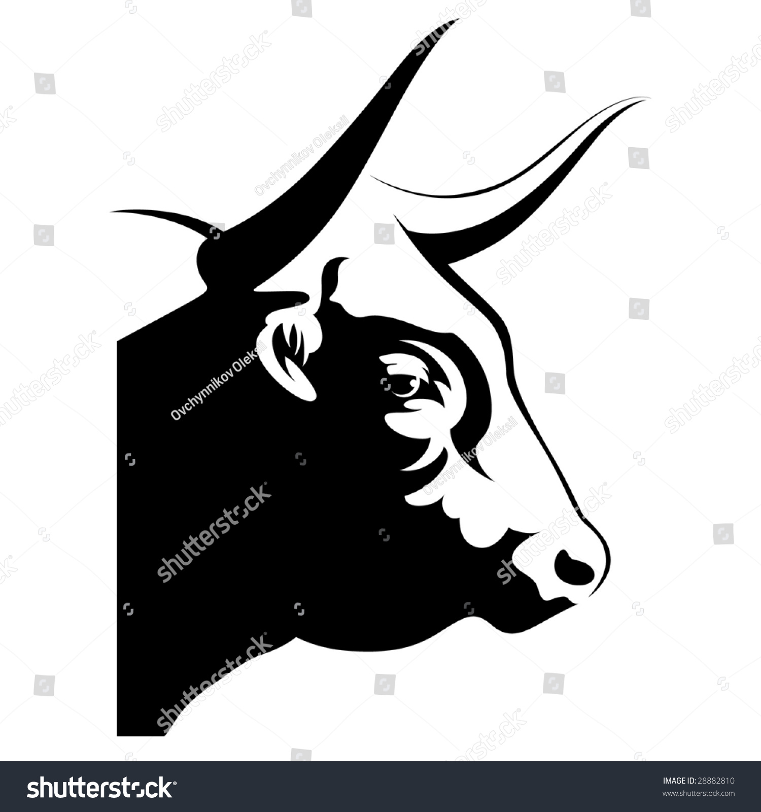 Bull Stock Vector Illustration 28882810 : Shutterstock