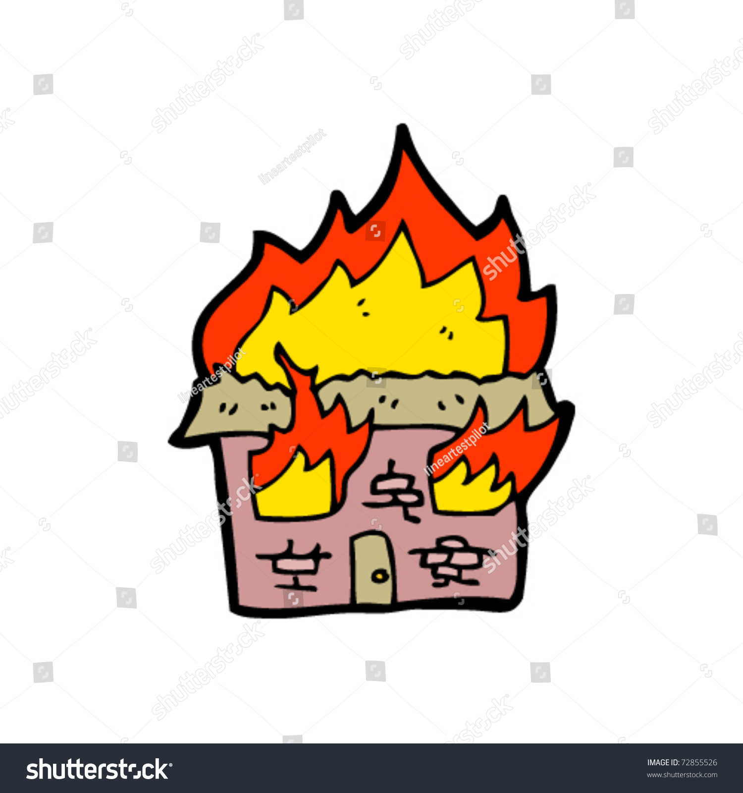 clipart burning house - photo #13