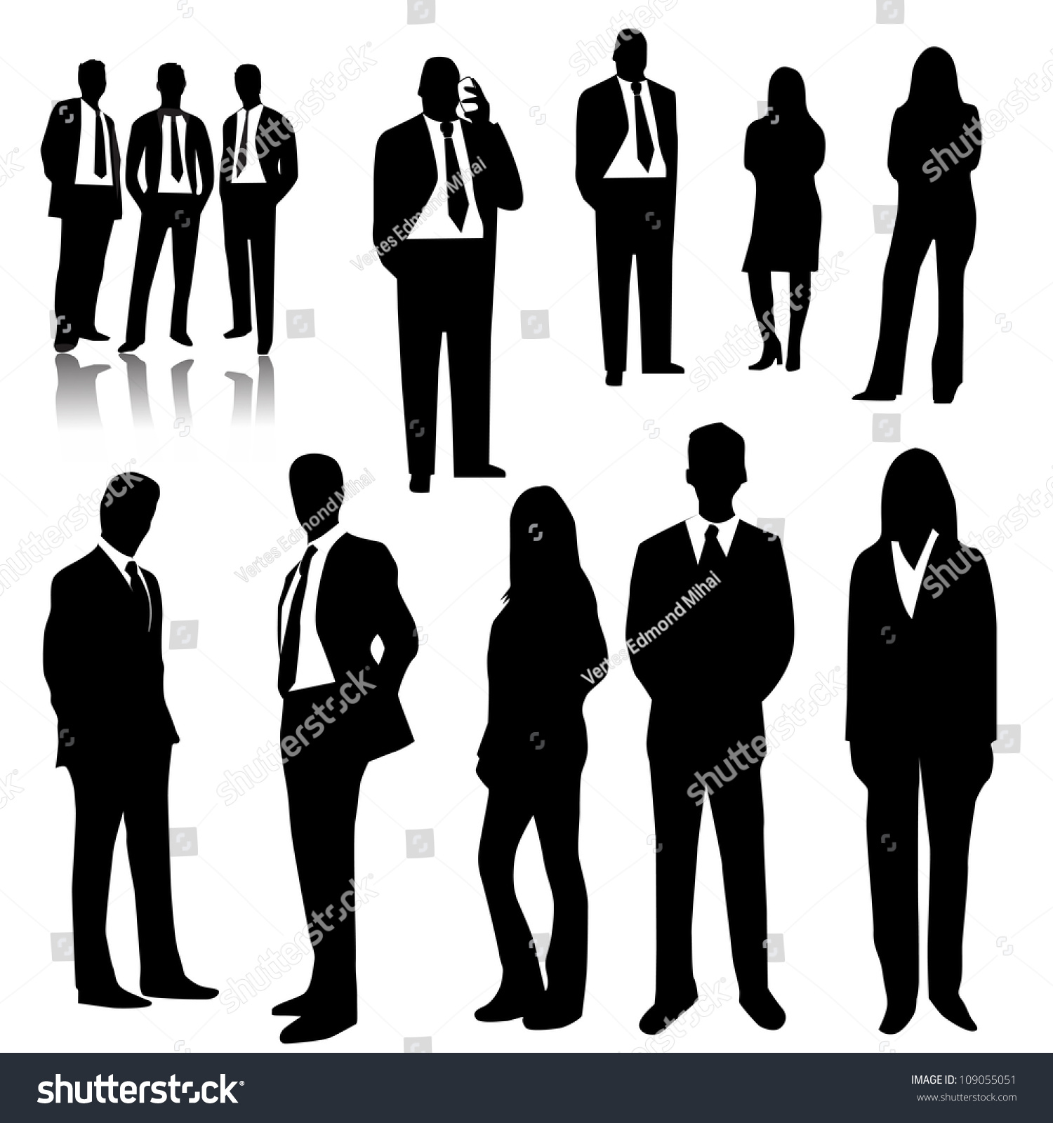 Business People Stock Vector 109055051 - Shutterstock