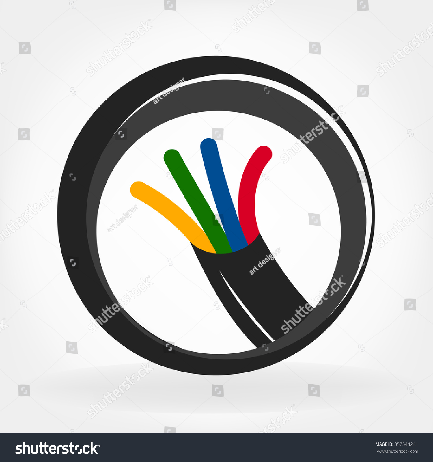 Cable, Wires, Wiring Illustration - 357544241 : Shutterstock