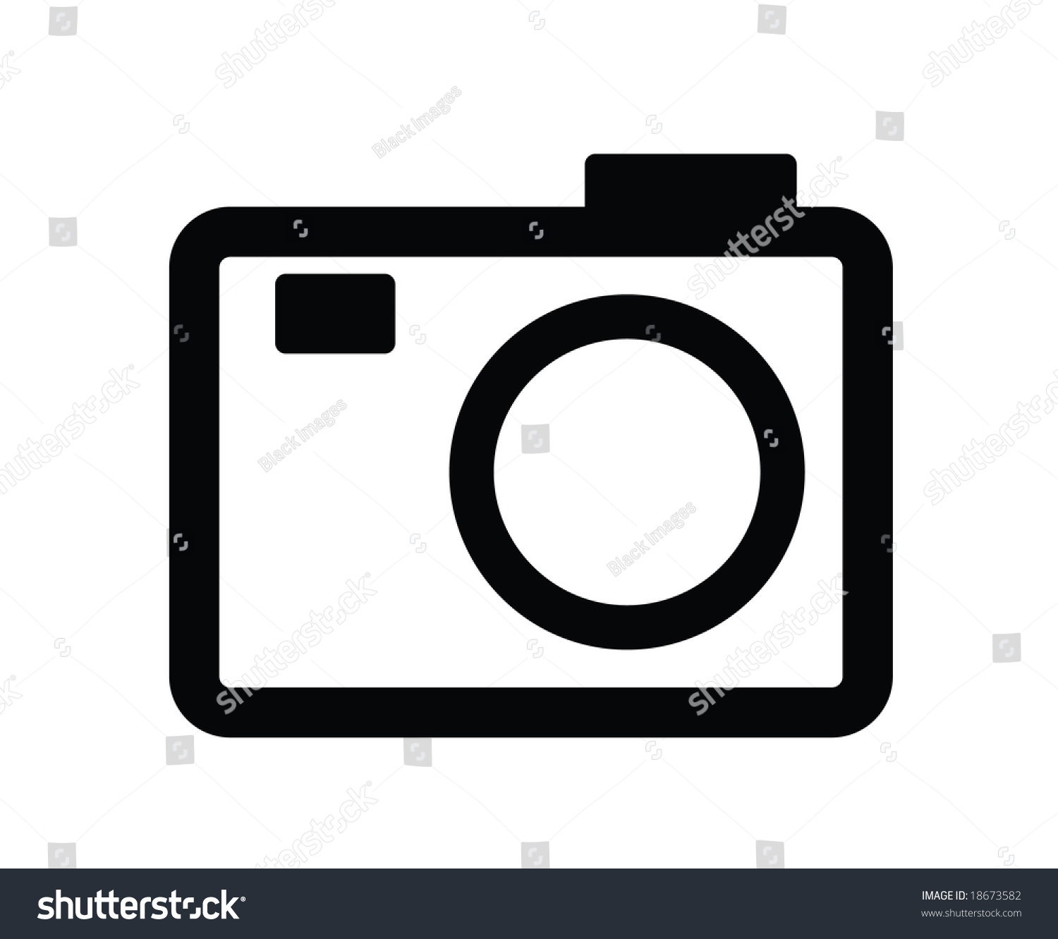 Camera Stock Vector Illustration 18673582 : Shutterstock