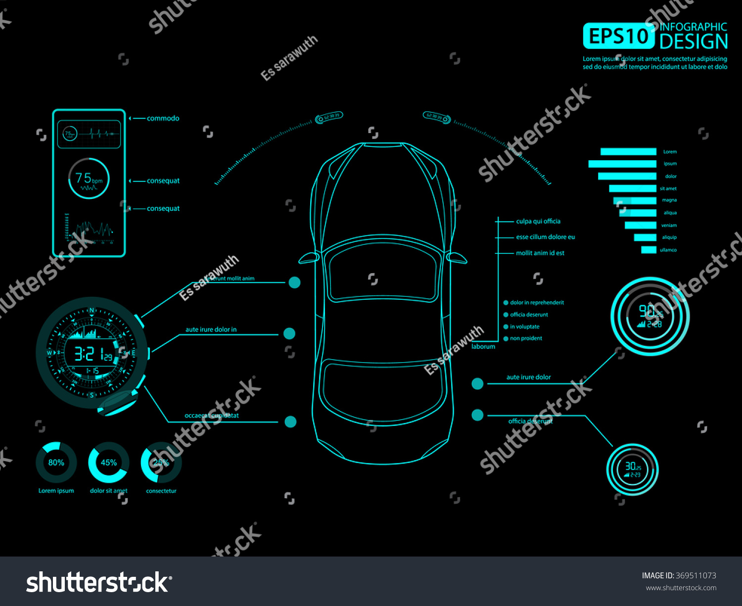Car auto service infographics design.vector Car auto service infographics design.vector