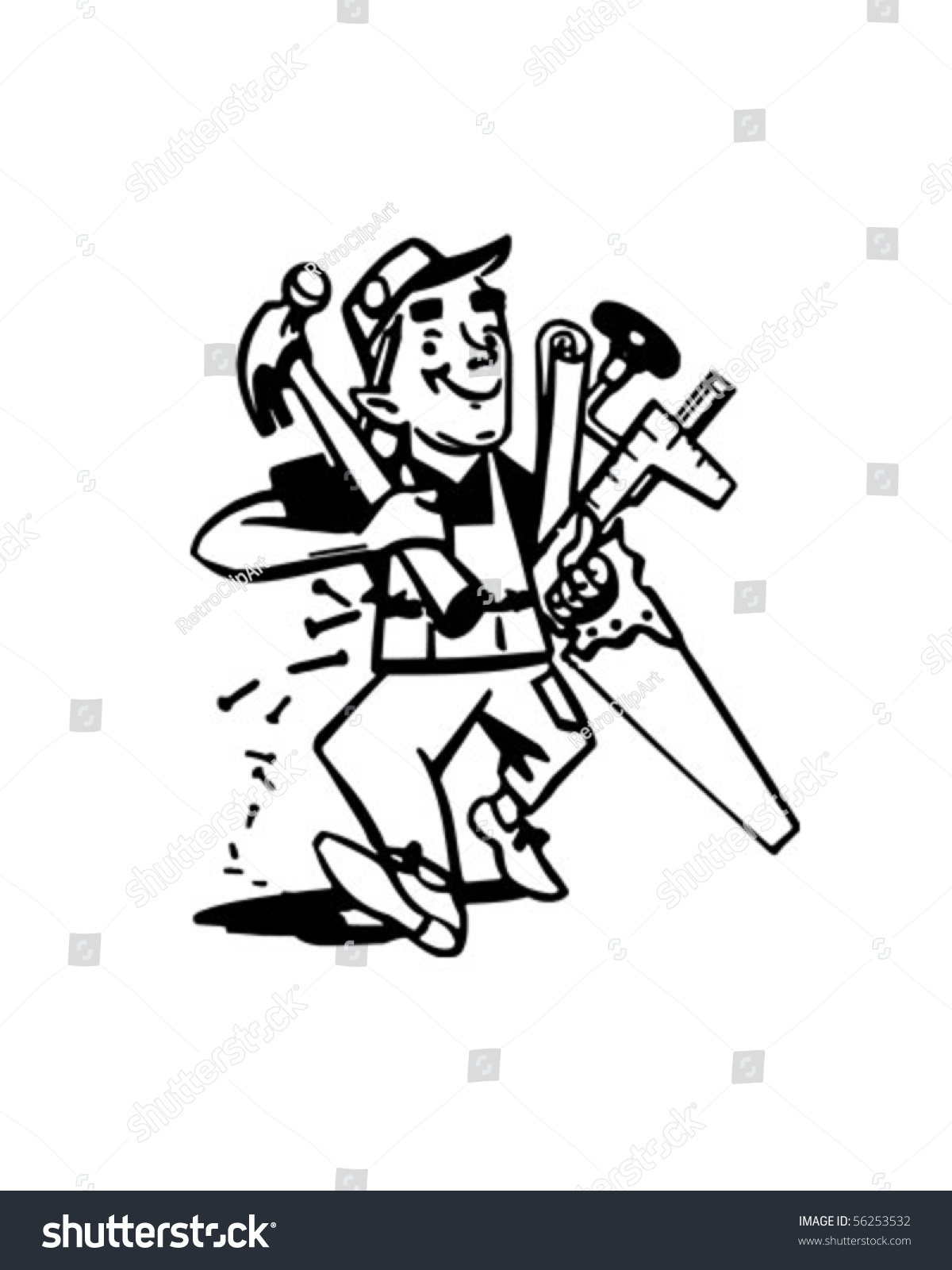 clipart handyman with tools - photo #45