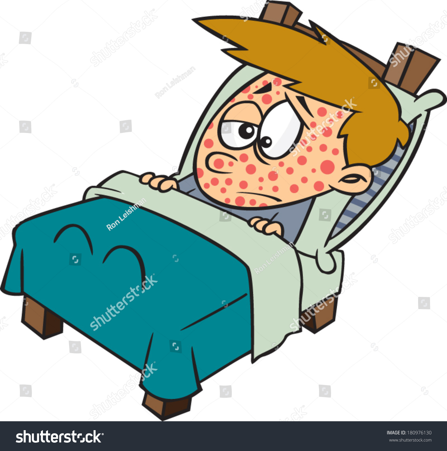 clipart sick man in bed - photo #50