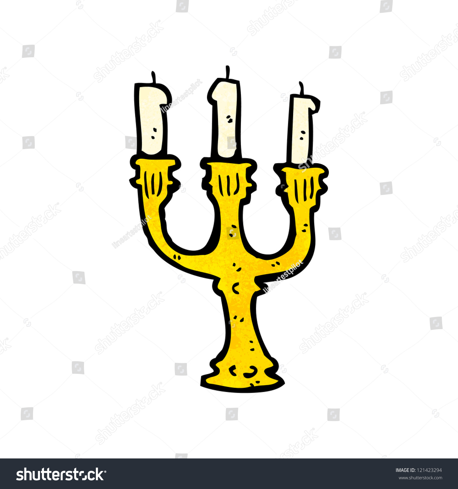 Cartoon Candlestick Stock Vector Royalty Free Shutterstock