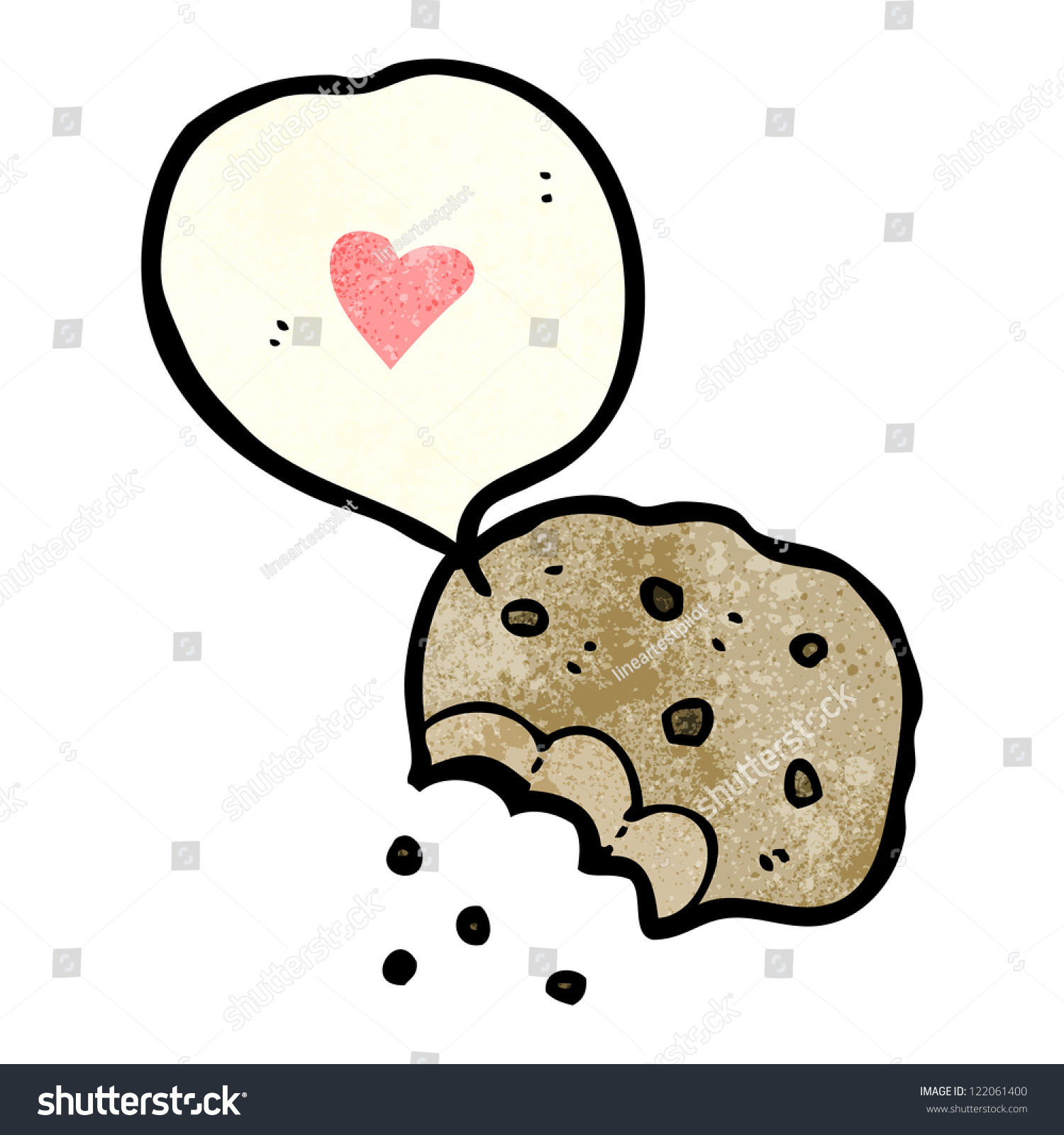 Cartoon Cookie Stock Vector Illustration 122061400 : Shutterstock