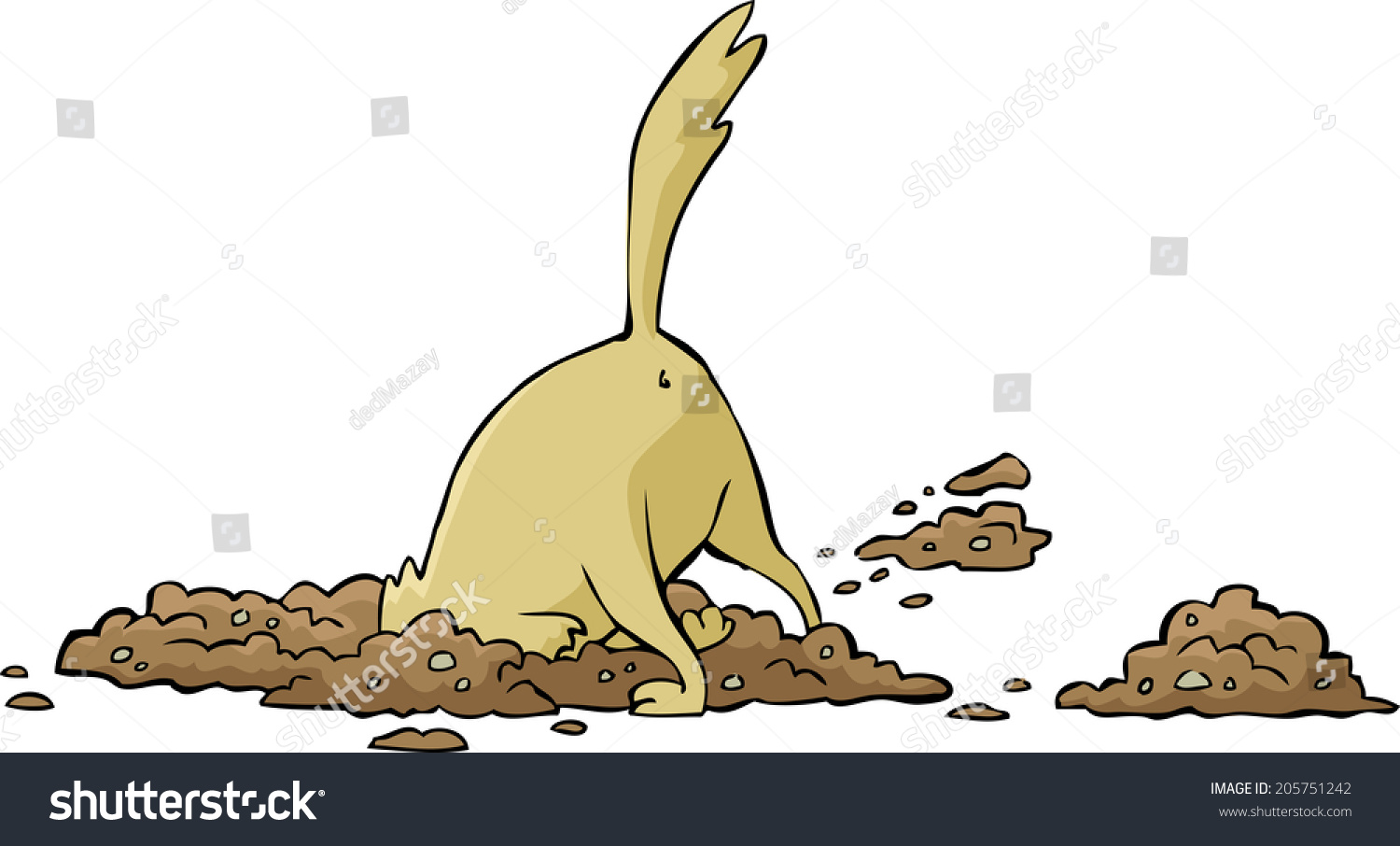 free clipart dog digging - photo #32