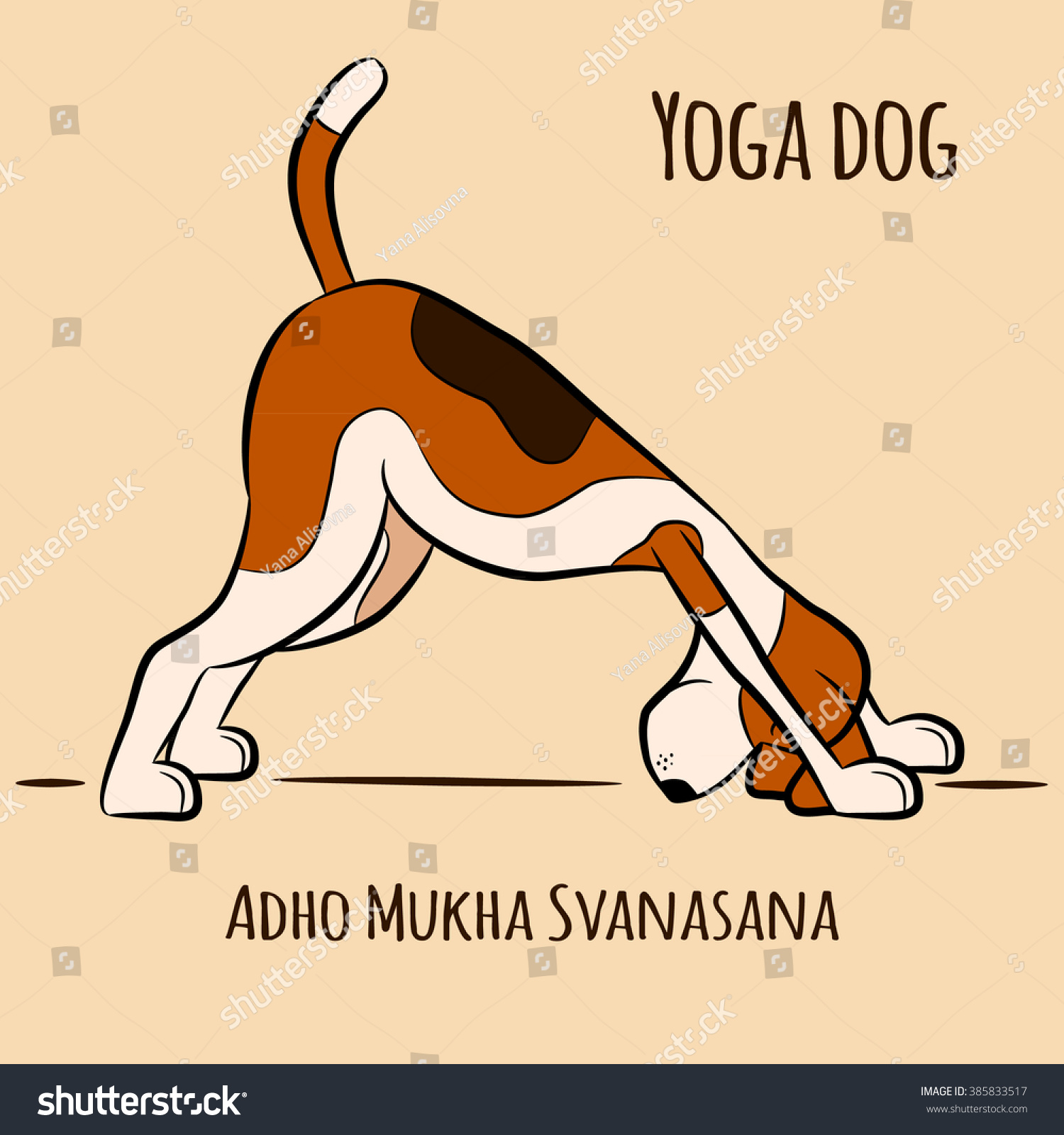 yoga dog clipart - photo #31