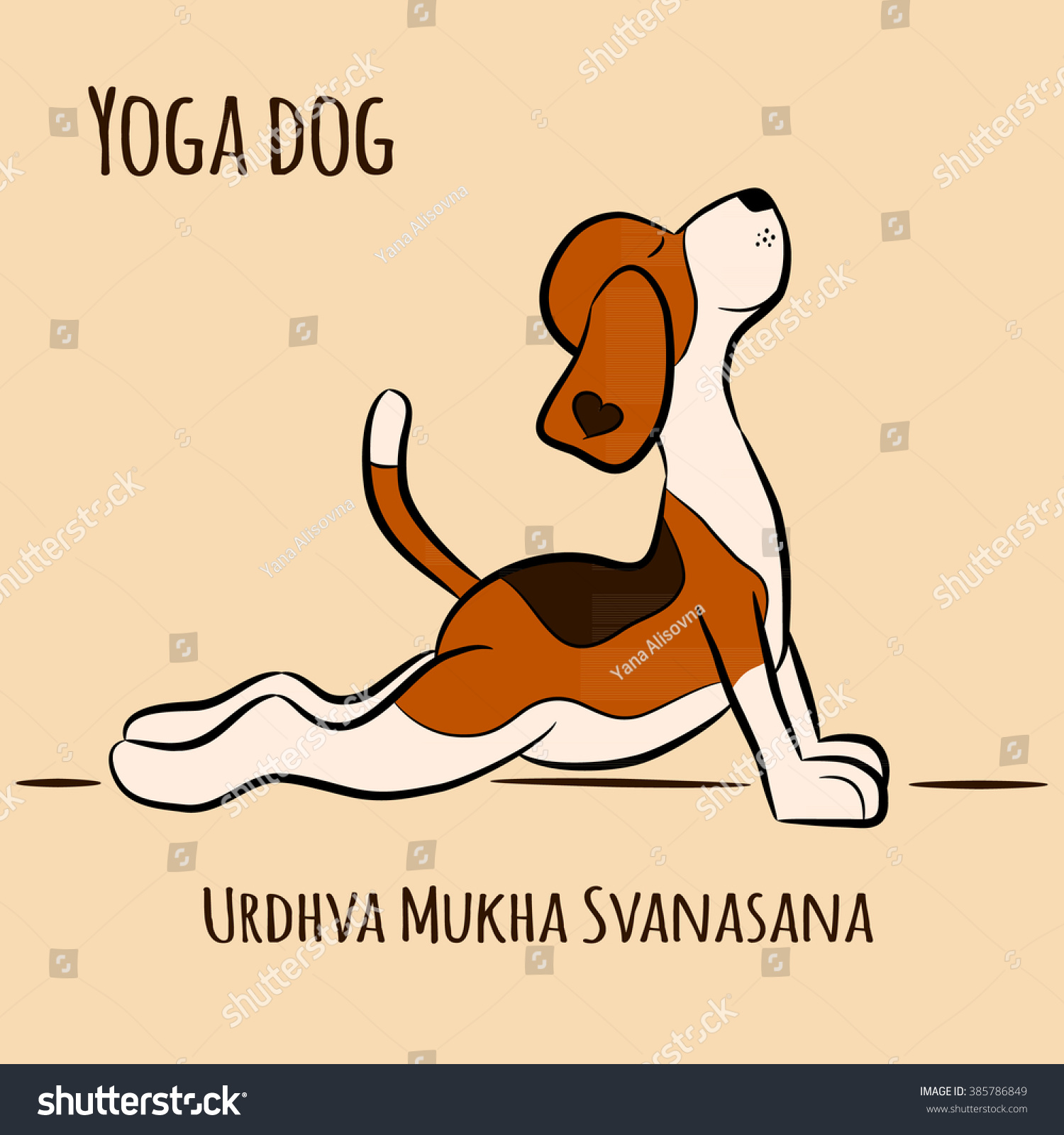 yoga dog clipart - photo #25