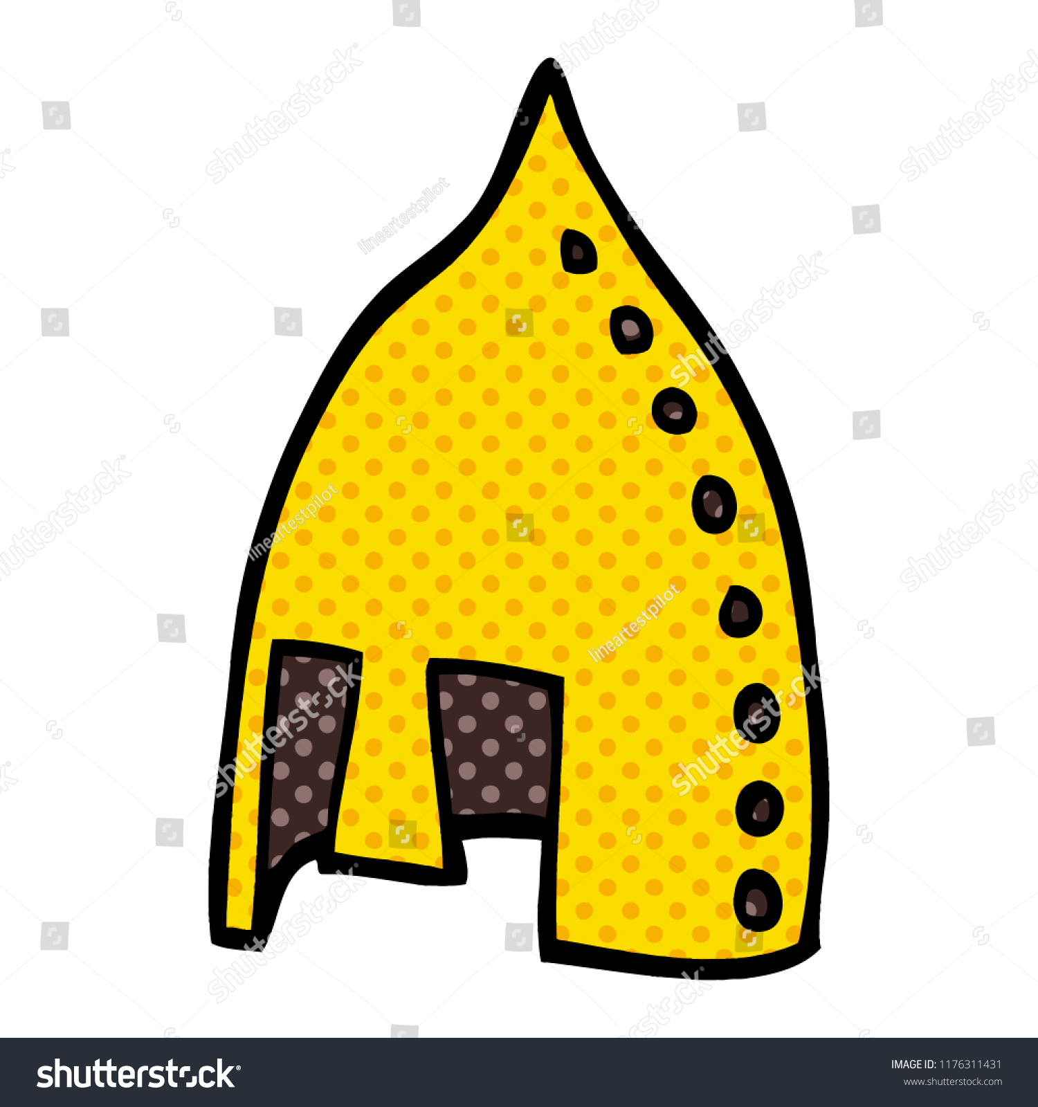 Cartoon Doodle Viking Helmet Stock Vector Royalty Free 1176311431