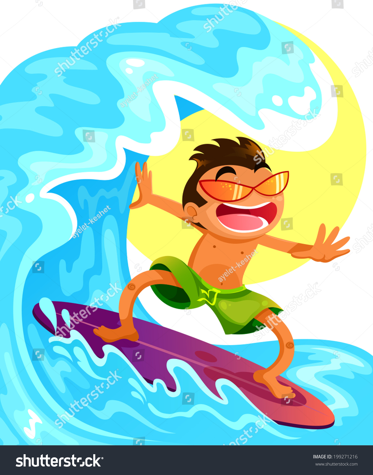 free clip art surf cartoon - photo #46
