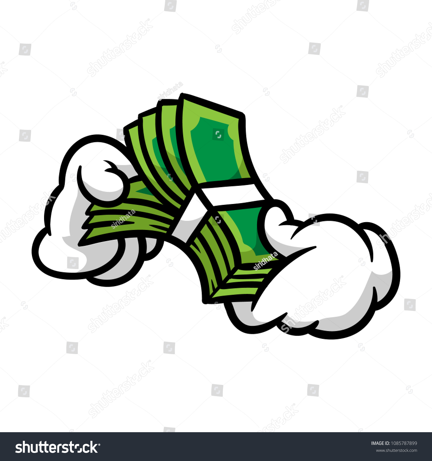 Cartoon Hand Holding Money Images Stock Photos Vectors