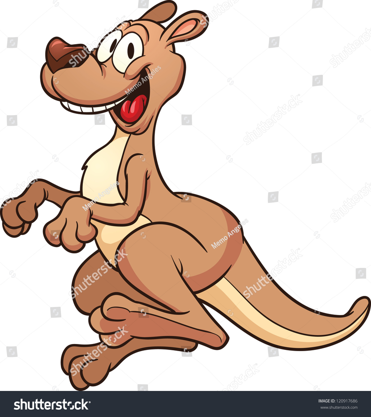 kangaroo vector clipart - photo #33