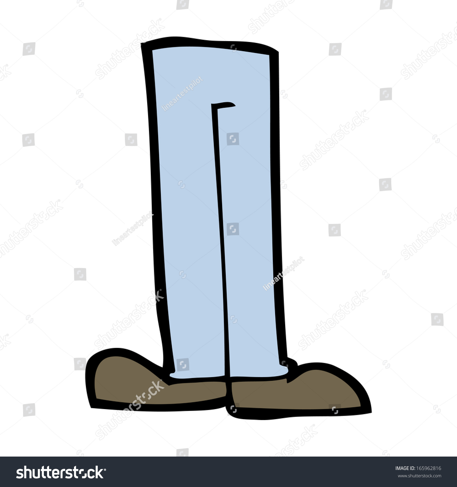 Cartoon Legs Stock Vector 165962816 : Shutterstock