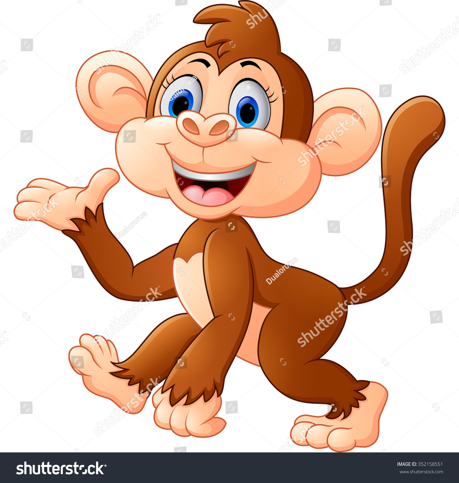 monkey laughing clipart - photo #17