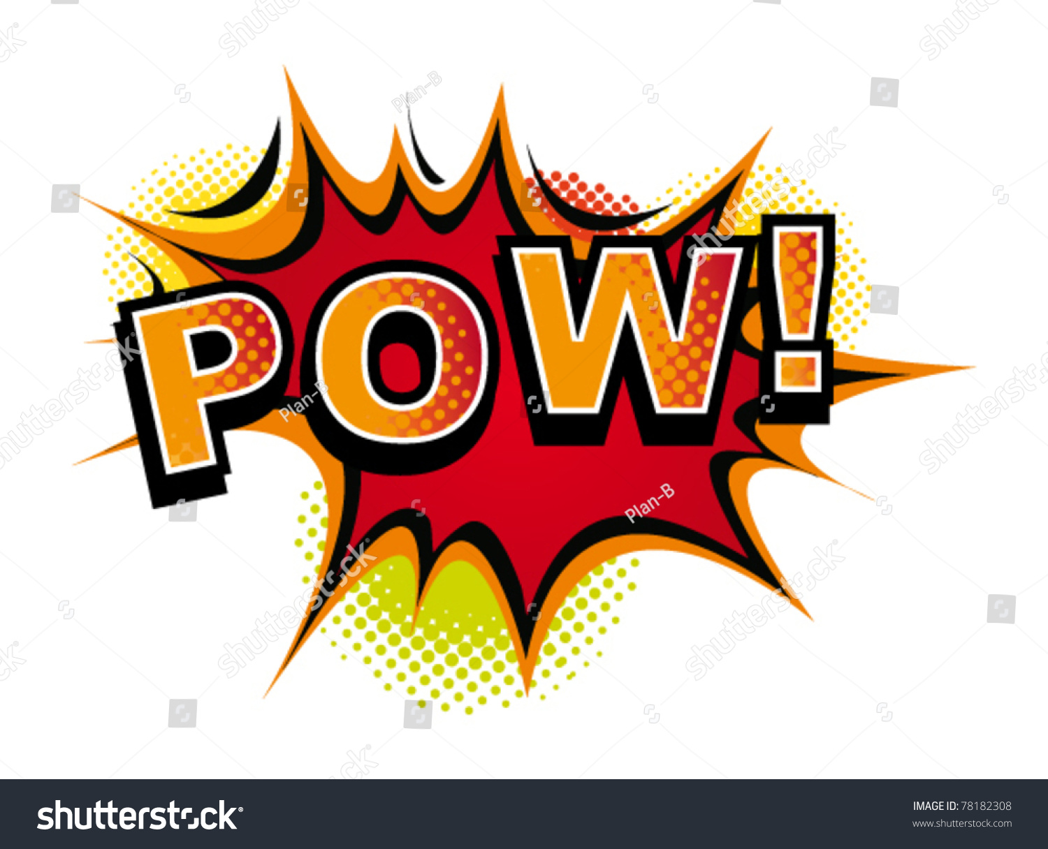 Cartoon-Pow. Vector - 78182308 : Shutterstock