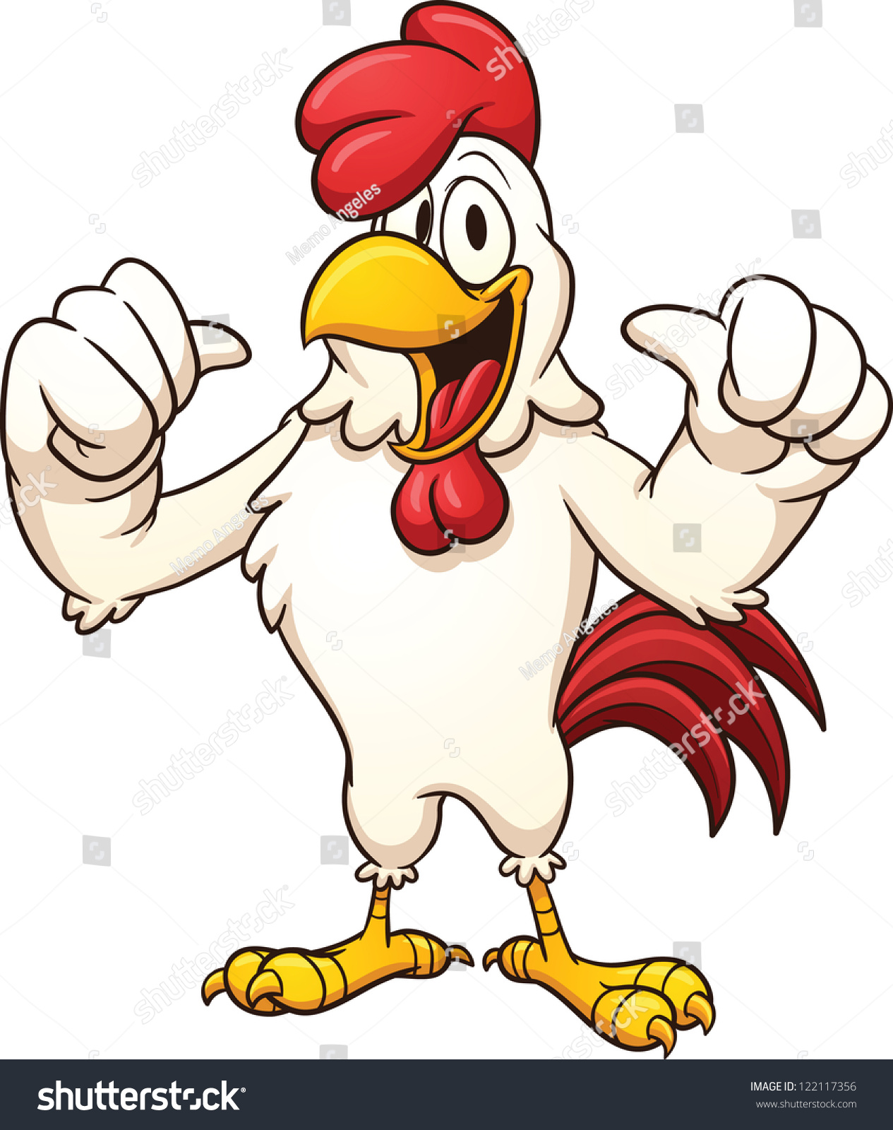 red rooster clipart - photo #45