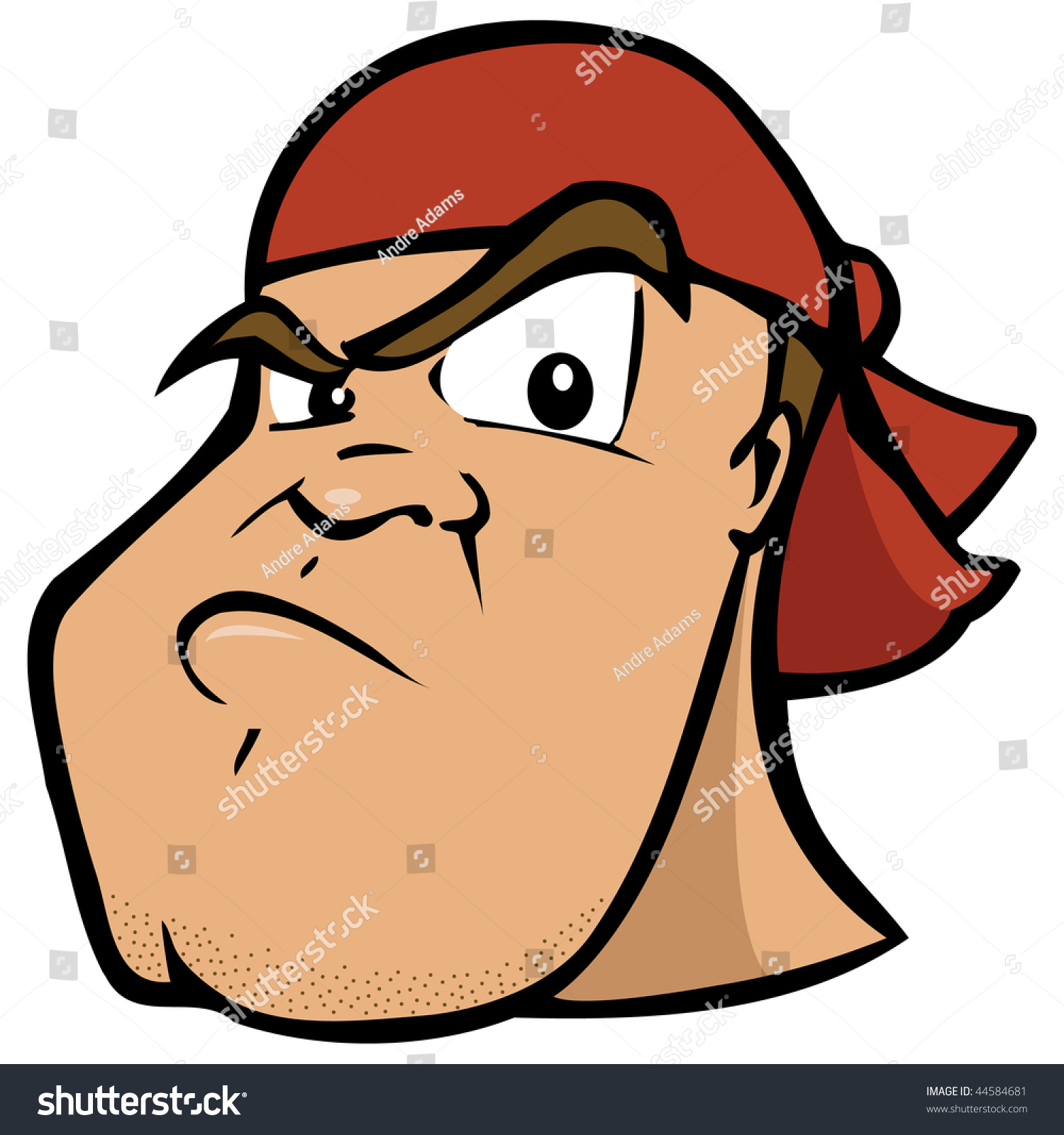 Cartoon Vector Illustration Bully Stock Vector 44584681 - Shutterstock