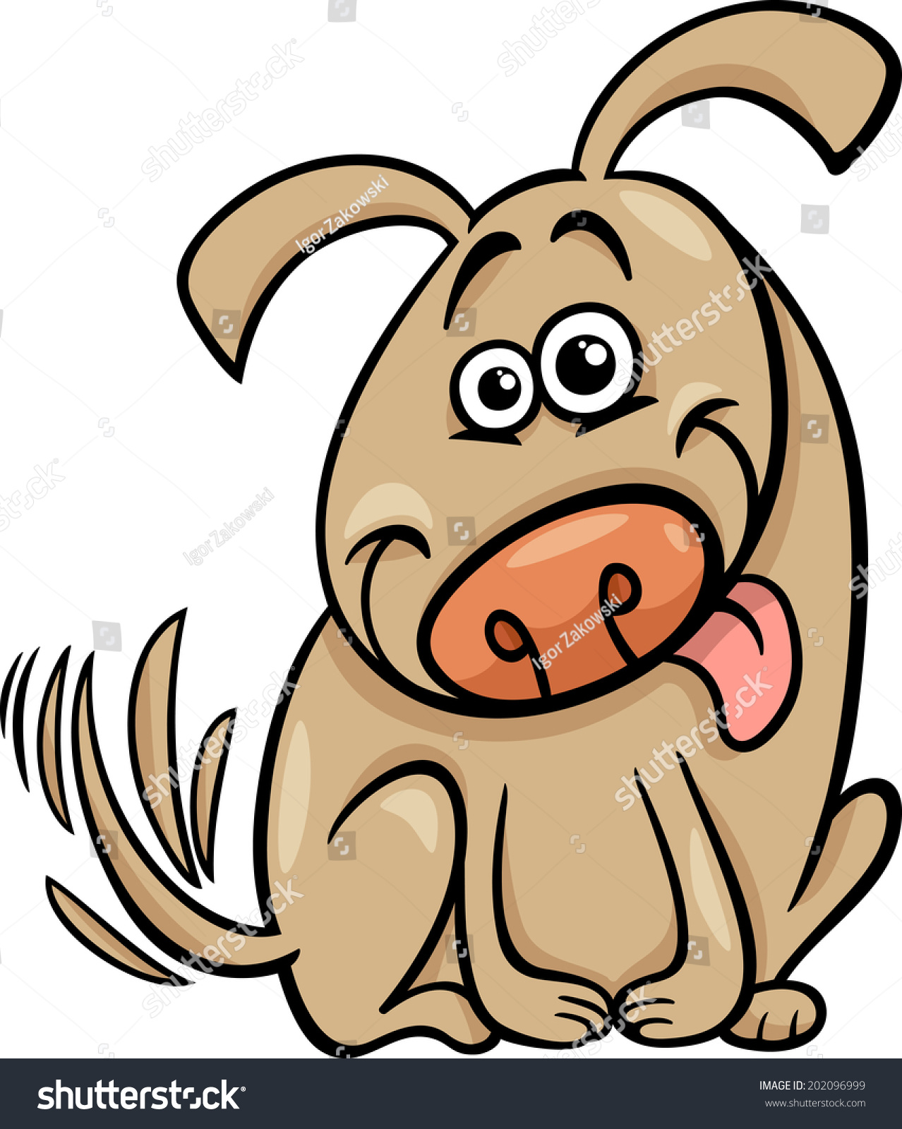 animated clipart dog wagging tail - photo #27
