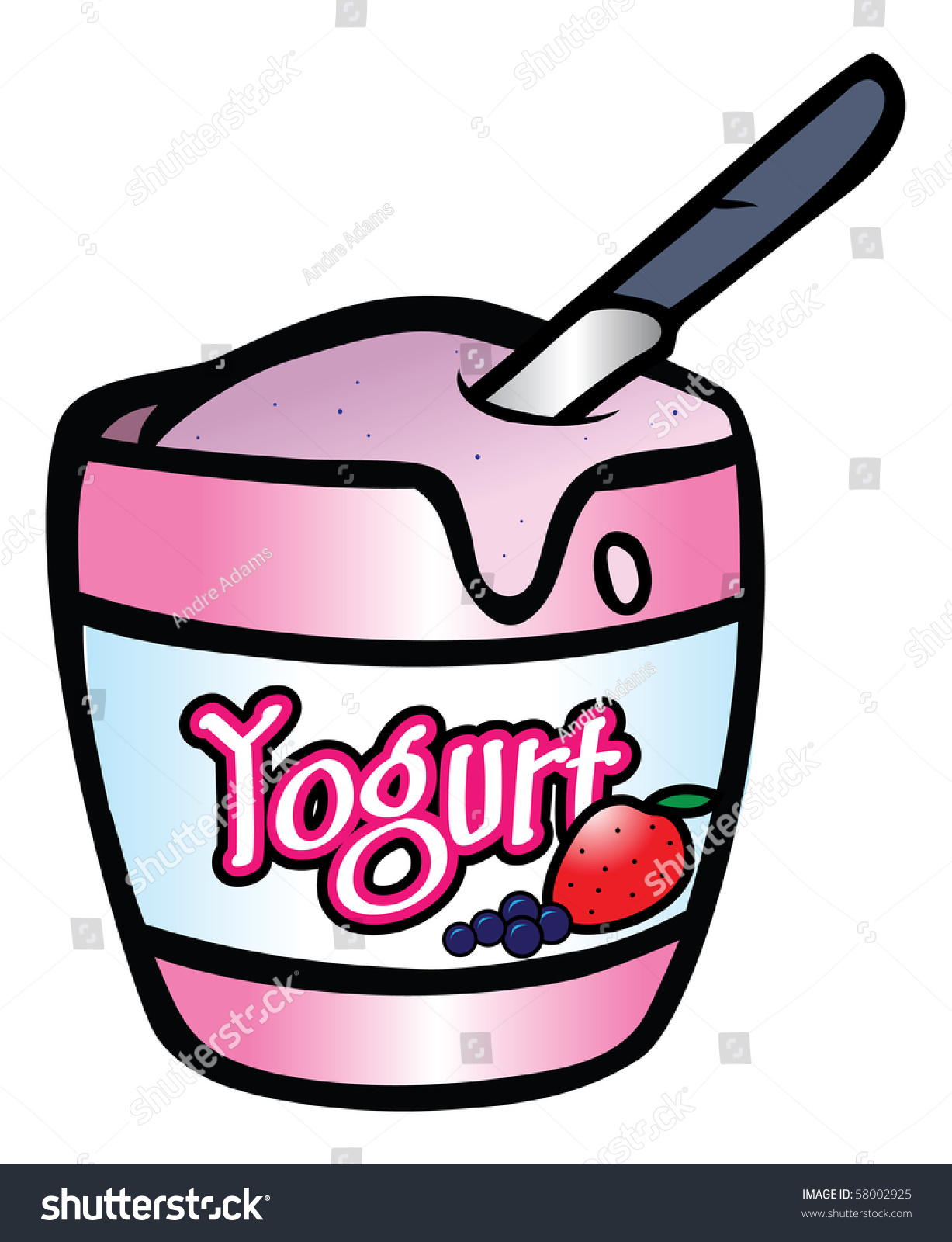 yogurt cup clipart - photo #43