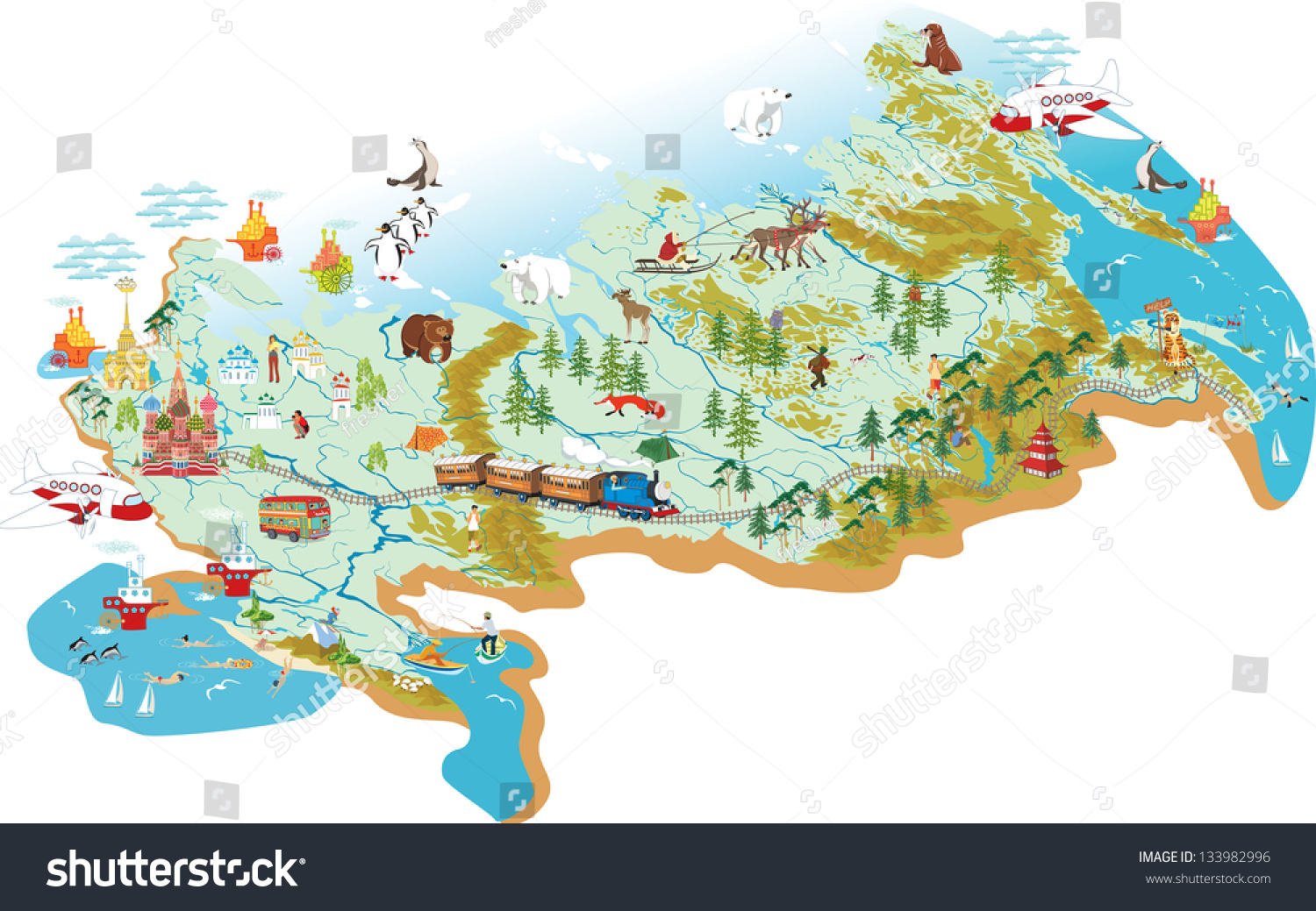 clipart russia map - photo #18