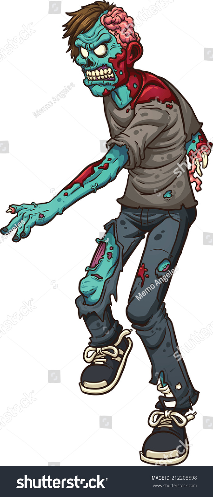 zombie vector clip art - photo #16