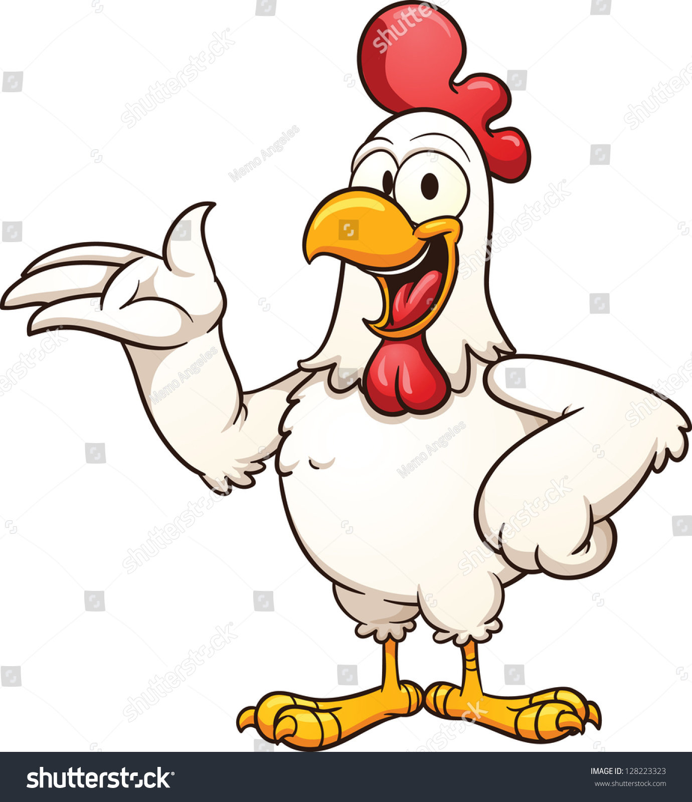 scared chicken clipart free - photo #43