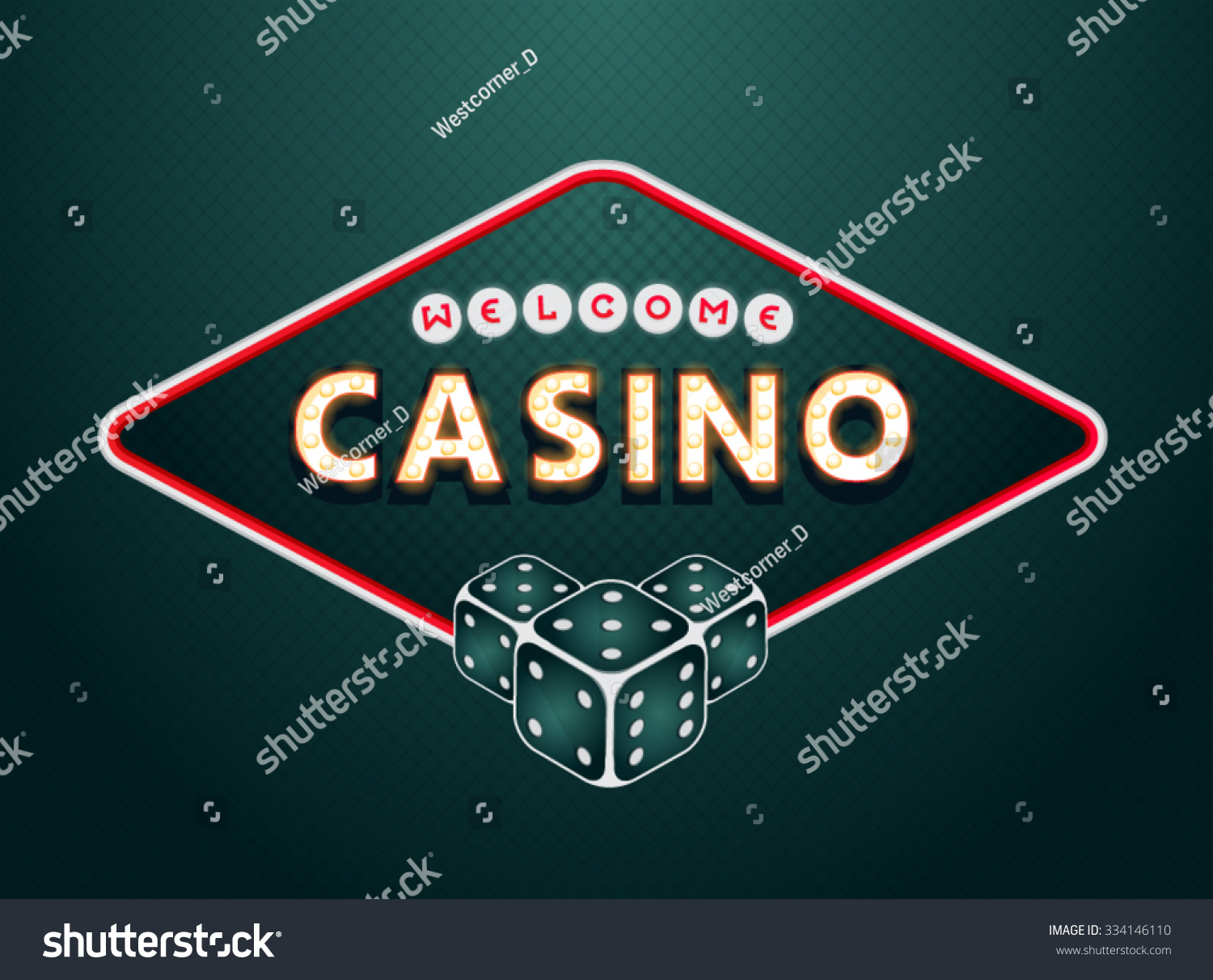 Casino signs vector