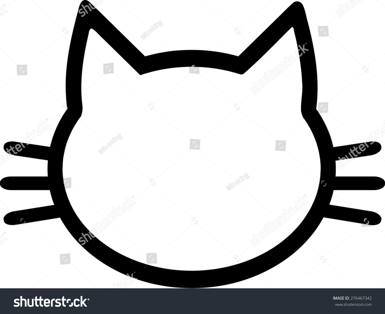 clip art cat head - photo #22